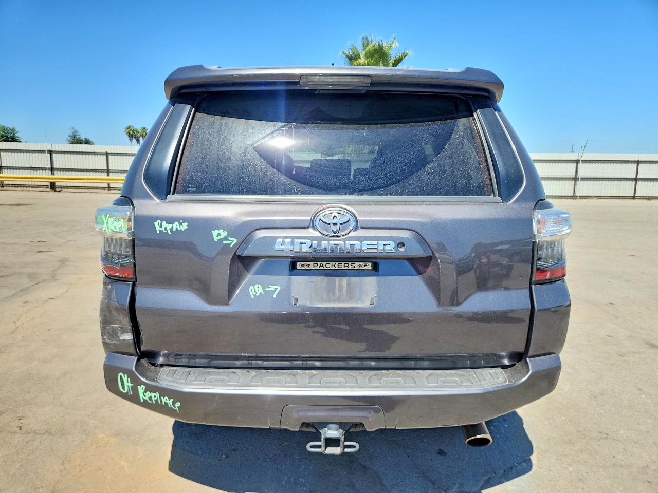2015 Toyota 4runner Sr5 Gray vin: JTEZU5JR3F5099006