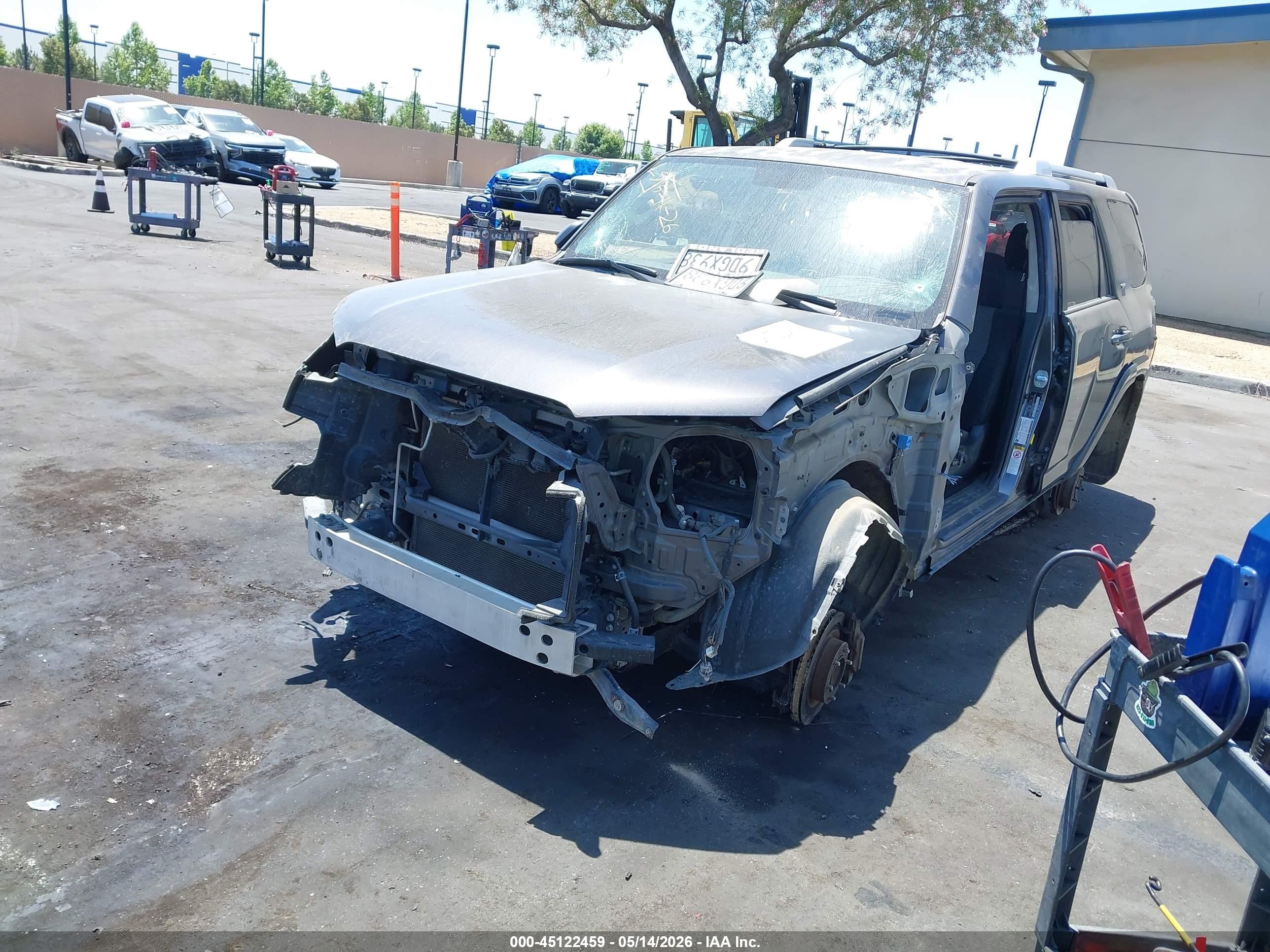 2015 Toyota 4runner Sr5 Gray vin: JTEZU5JR3F5108982