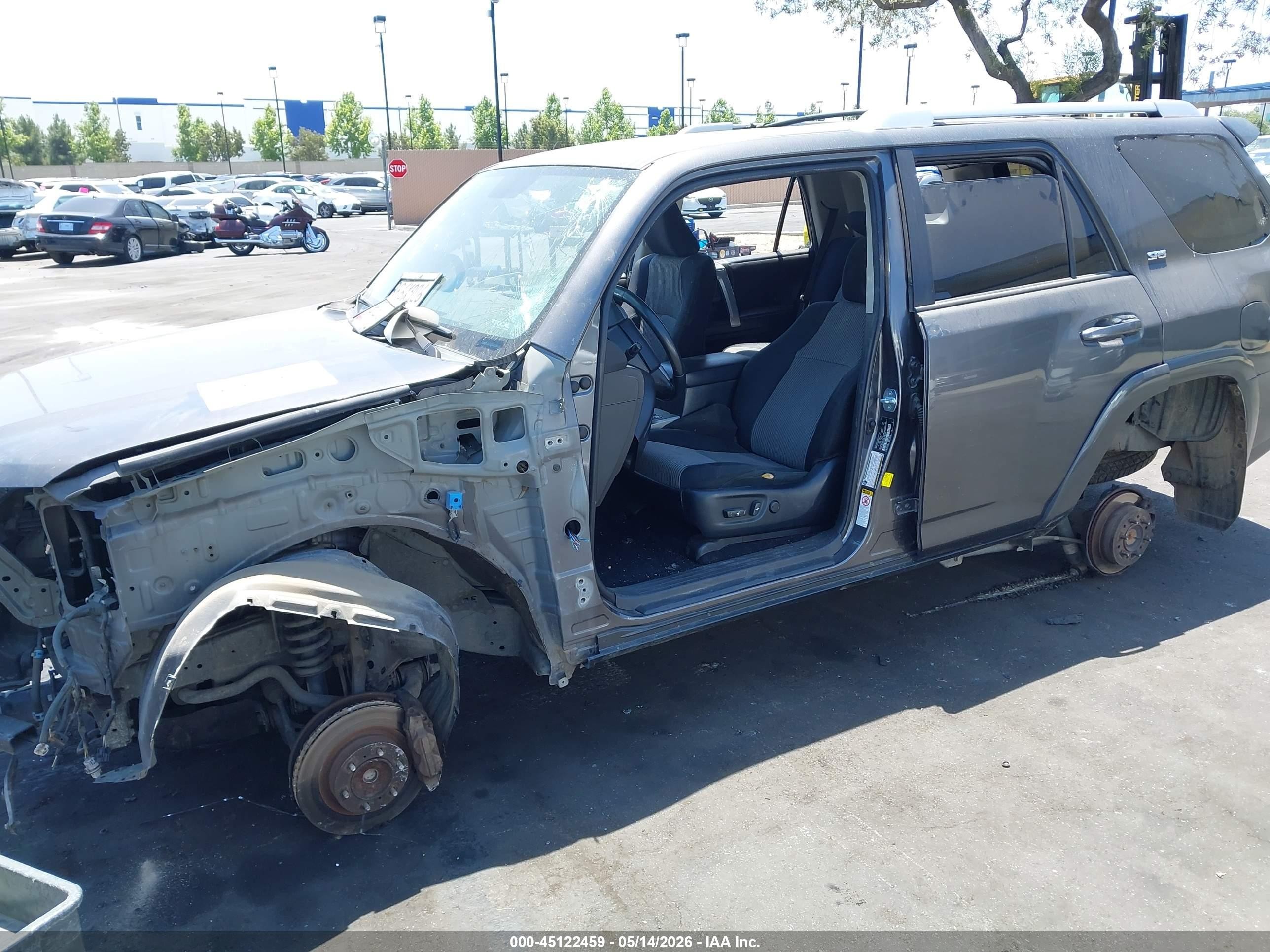 2015 Toyota 4runner Sr5 Gray vin: JTEZU5JR3F5108982
