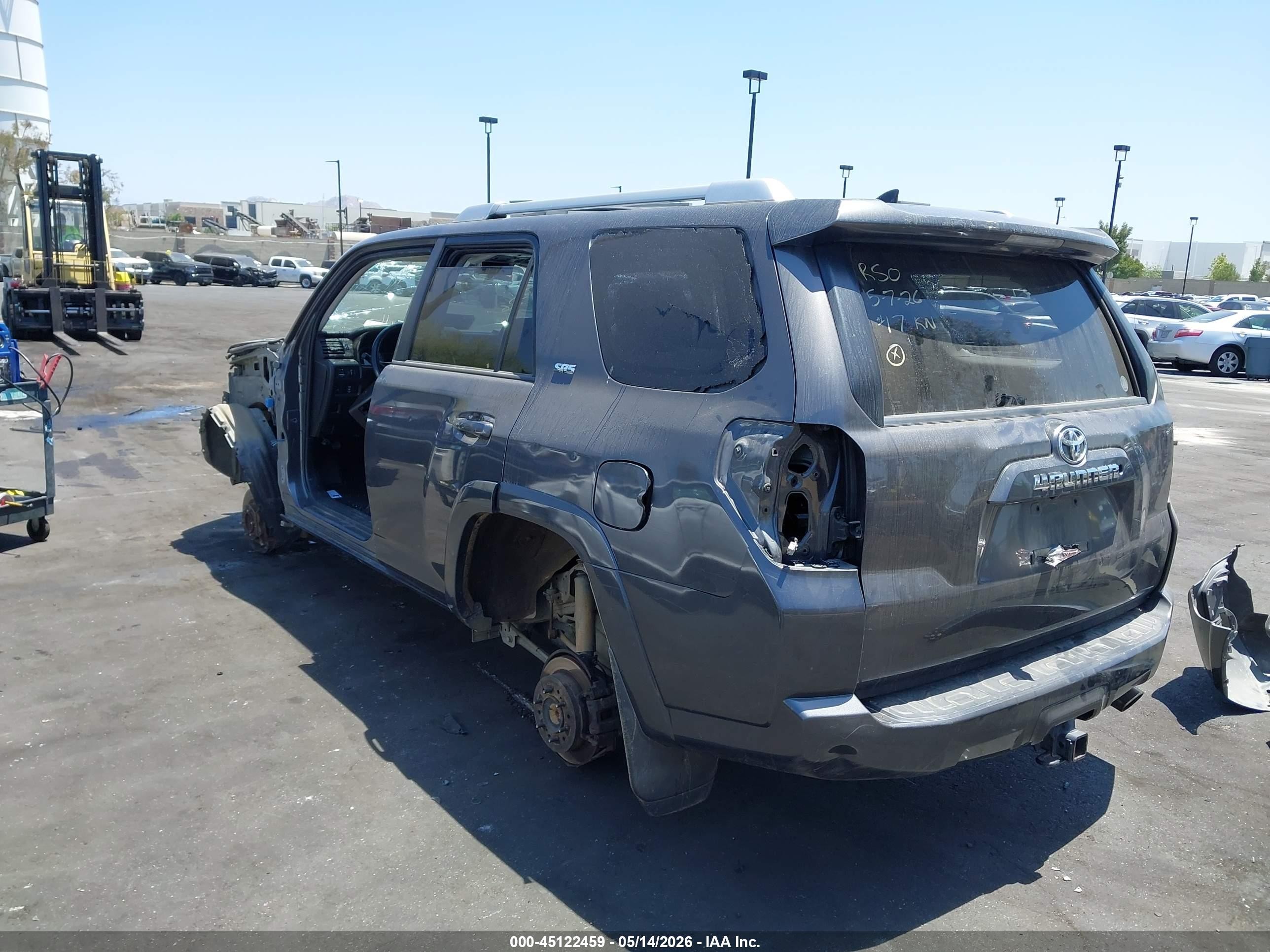 2015 Toyota 4runner Sr5 Gray vin: JTEZU5JR3F5108982