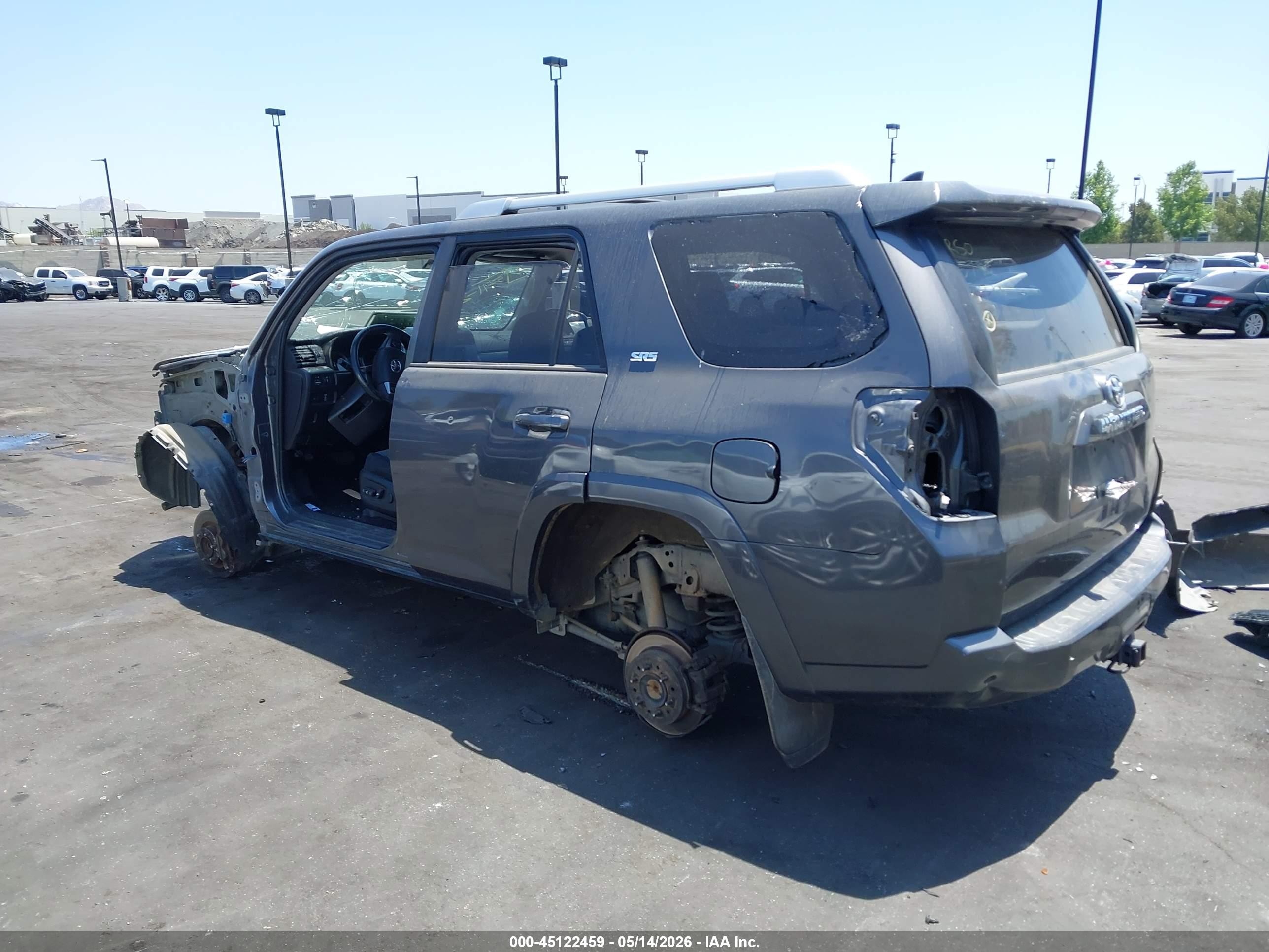 2015 Toyota 4runner Sr5 Gray vin: JTEZU5JR3F5108982