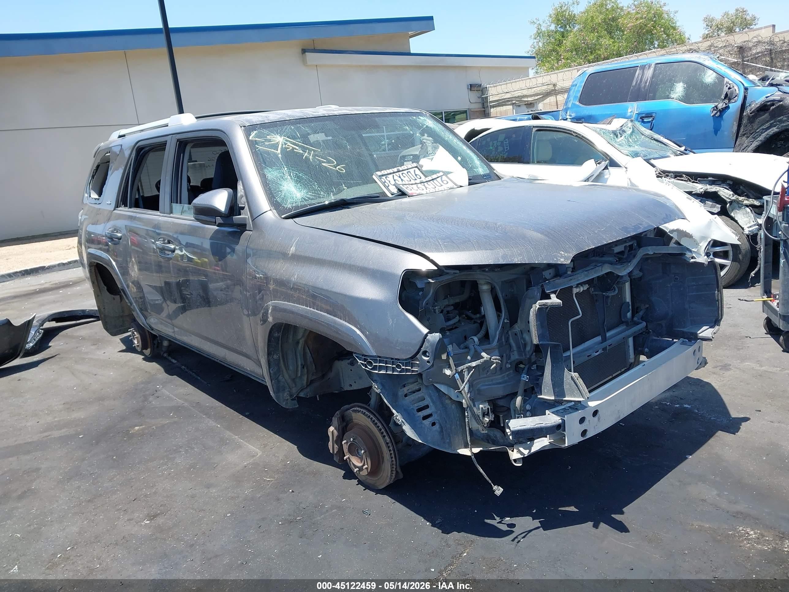 2015 Toyota 4runner Sr5 Gray vin: JTEZU5JR3F5108982