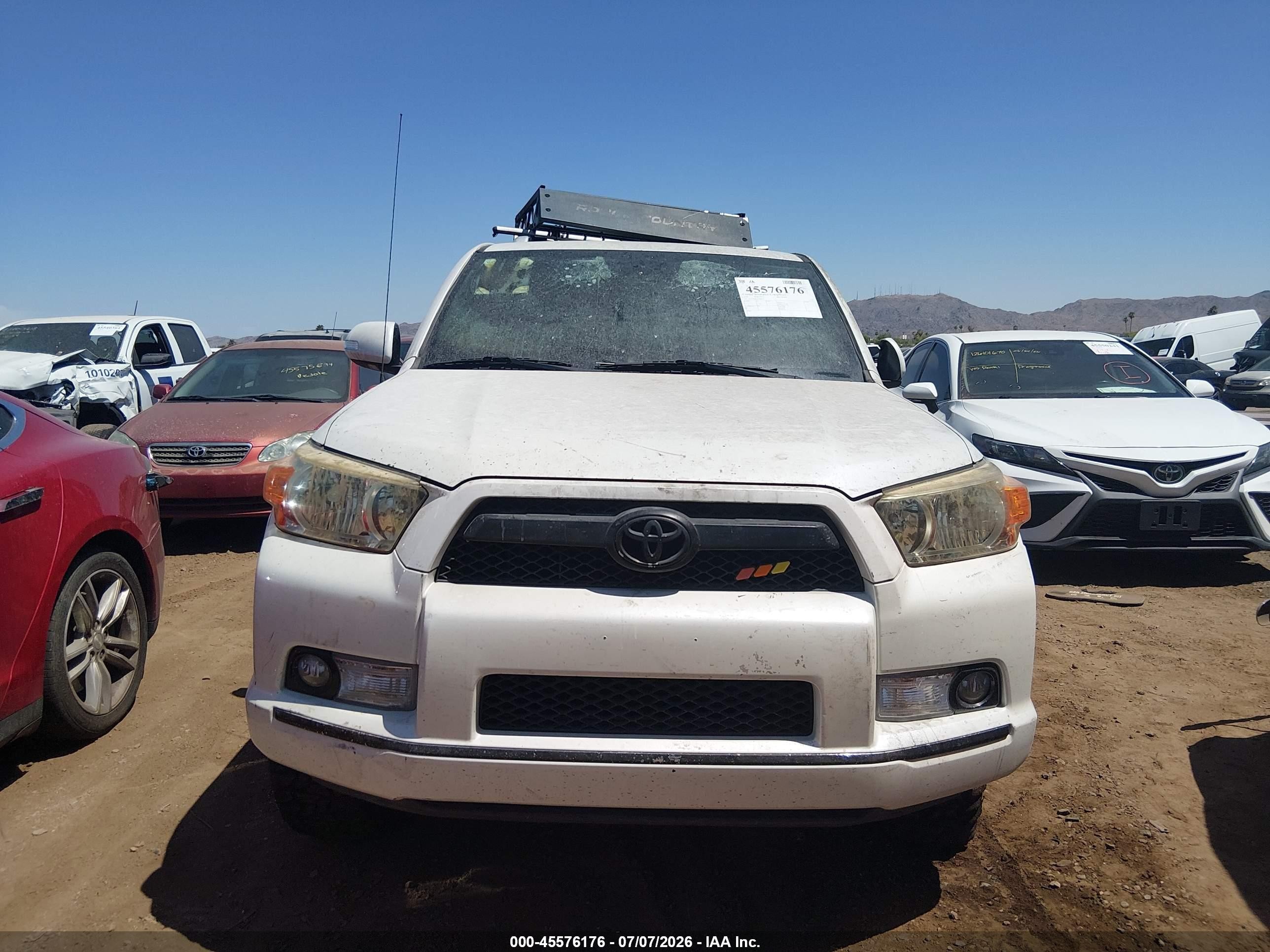 2010 Toyota 4runner Sr5 V6 White vin: JTEZU5JR4A5000315