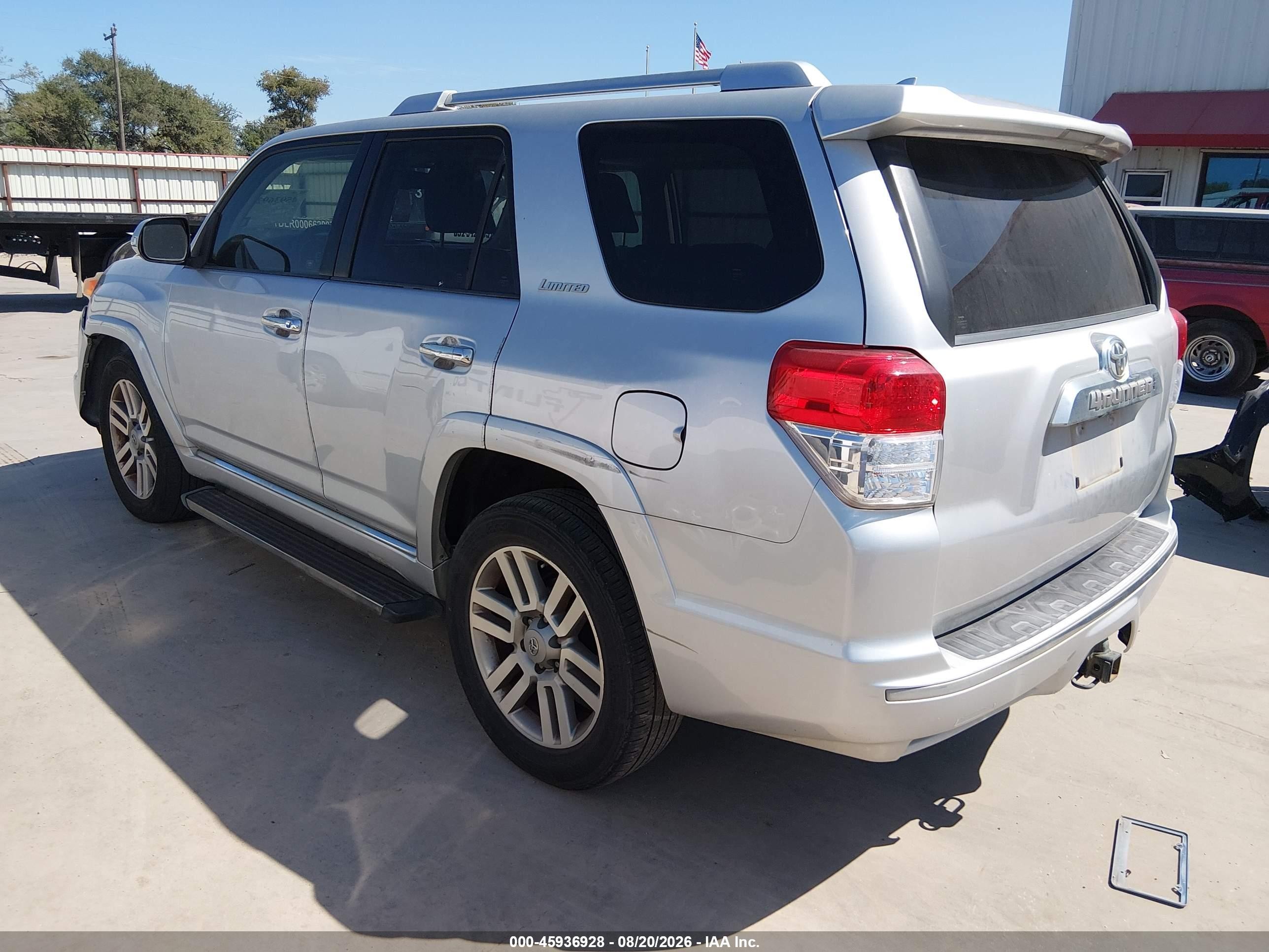 2010 Toyota 4runner Limited V6 Silver vin: JTEZU5JR4A5007488