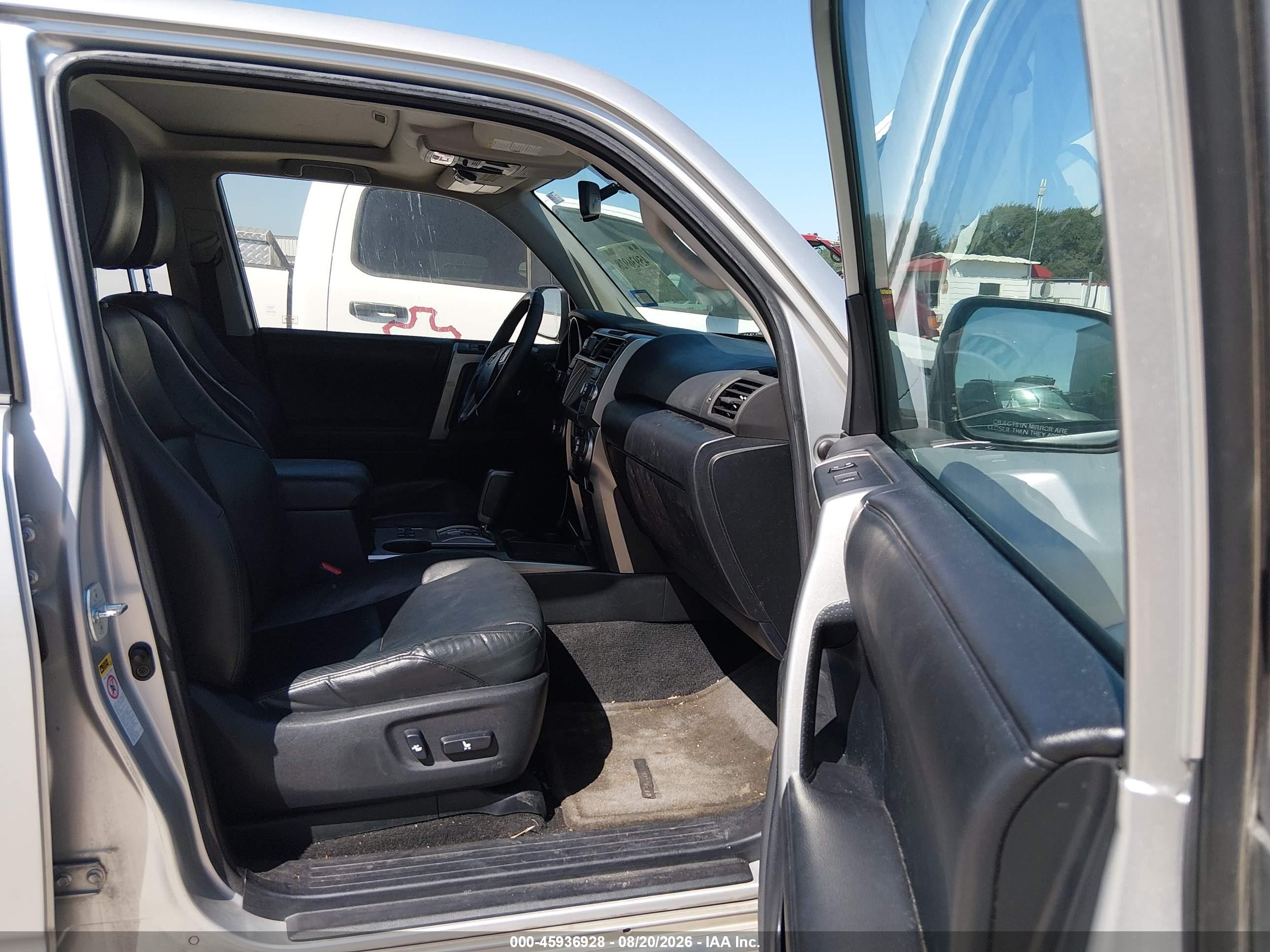 2010 Toyota 4runner Limited V6 Silver vin: JTEZU5JR4A5007488