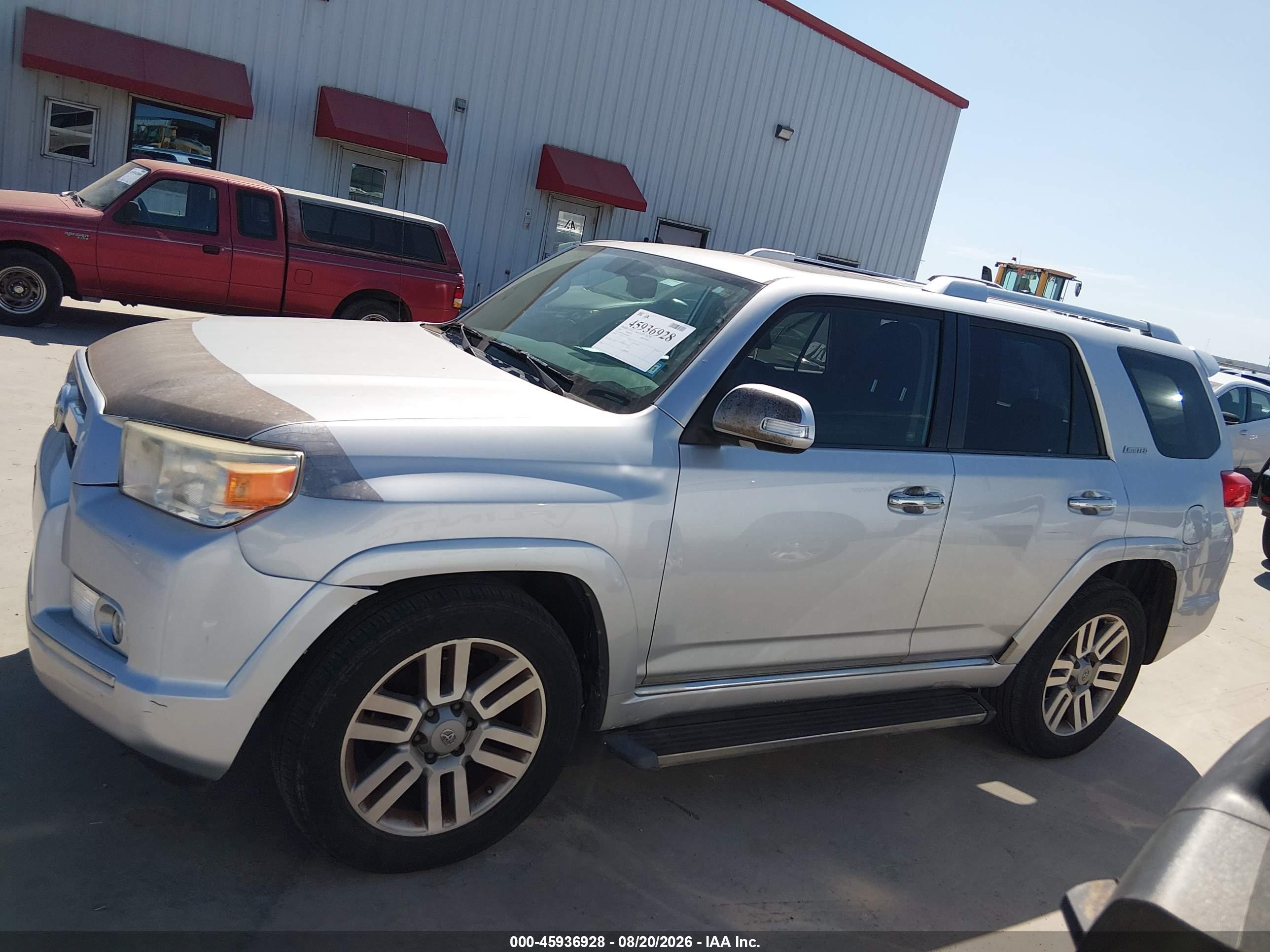 2010 Toyota 4runner Limited V6 Silver vin: JTEZU5JR4A5007488