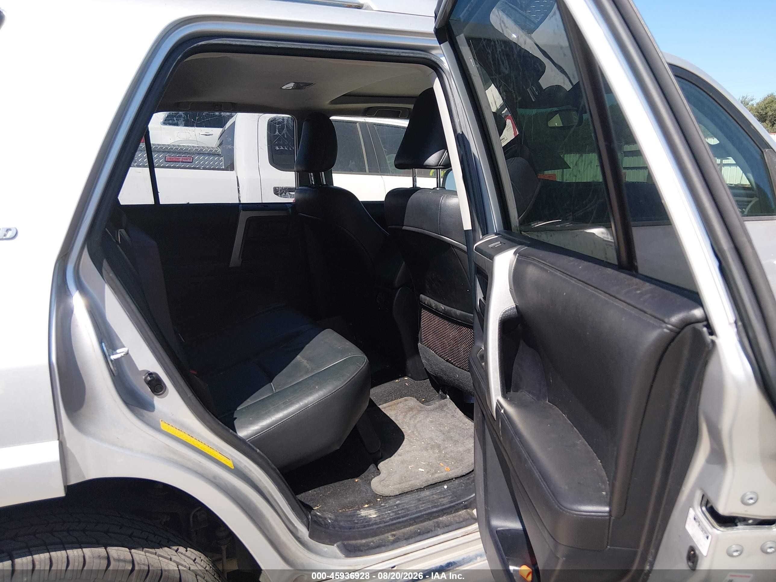 2010 Toyota 4runner Limited V6 Silver vin: JTEZU5JR4A5007488