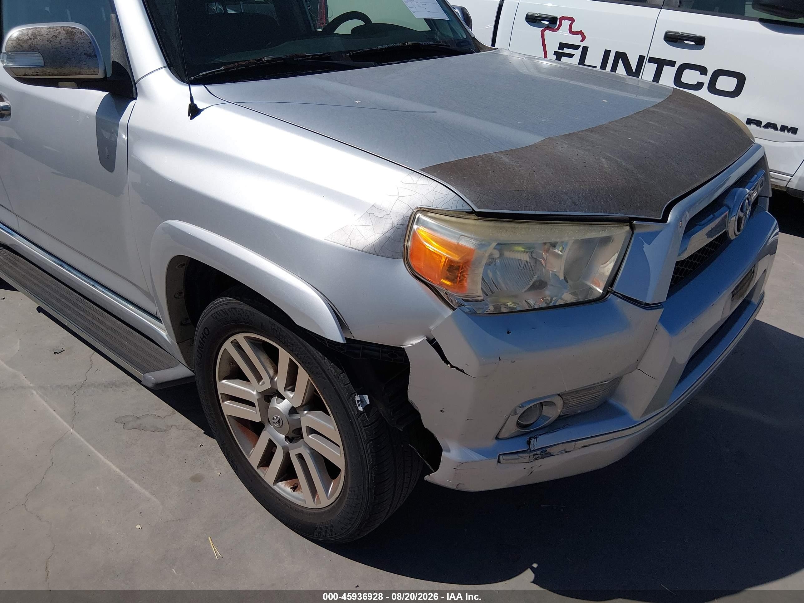 2010 Toyota 4runner Limited V6 Silver vin: JTEZU5JR4A5007488