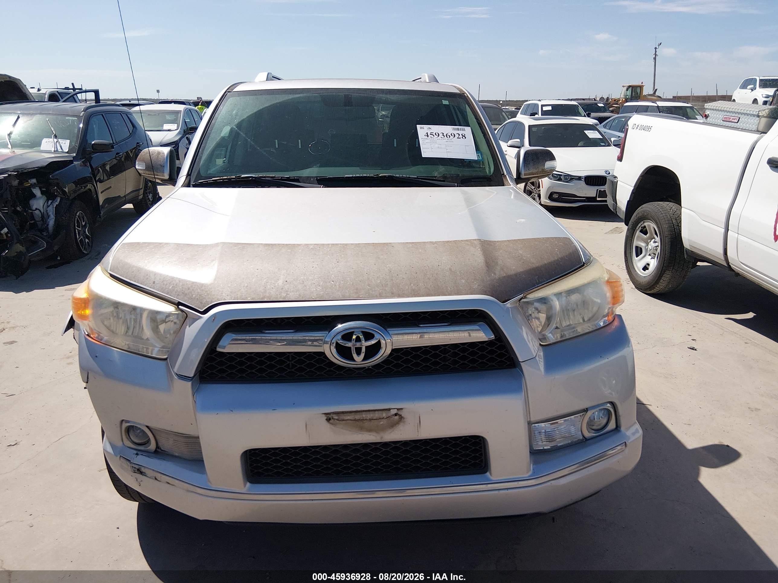 2010 Toyota 4runner Limited V6 Silver vin: JTEZU5JR4A5007488