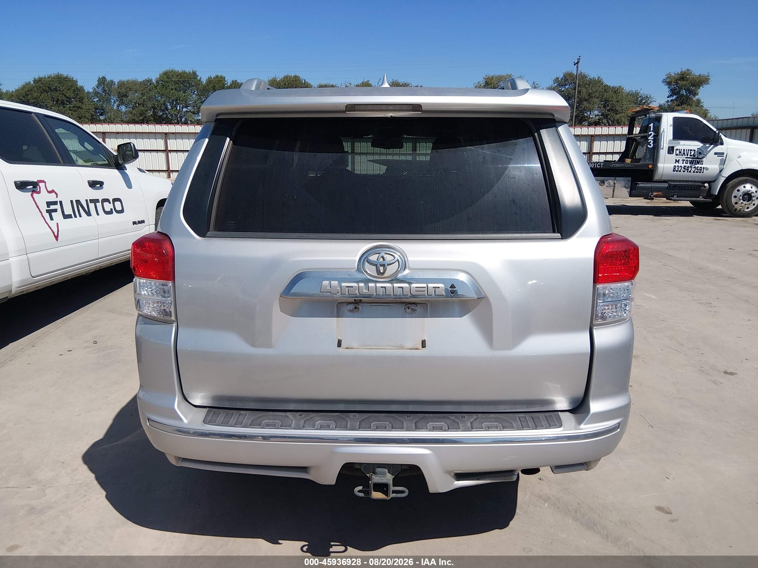 2010 Toyota 4runner Limited V6 Silver vin: JTEZU5JR4A5007488