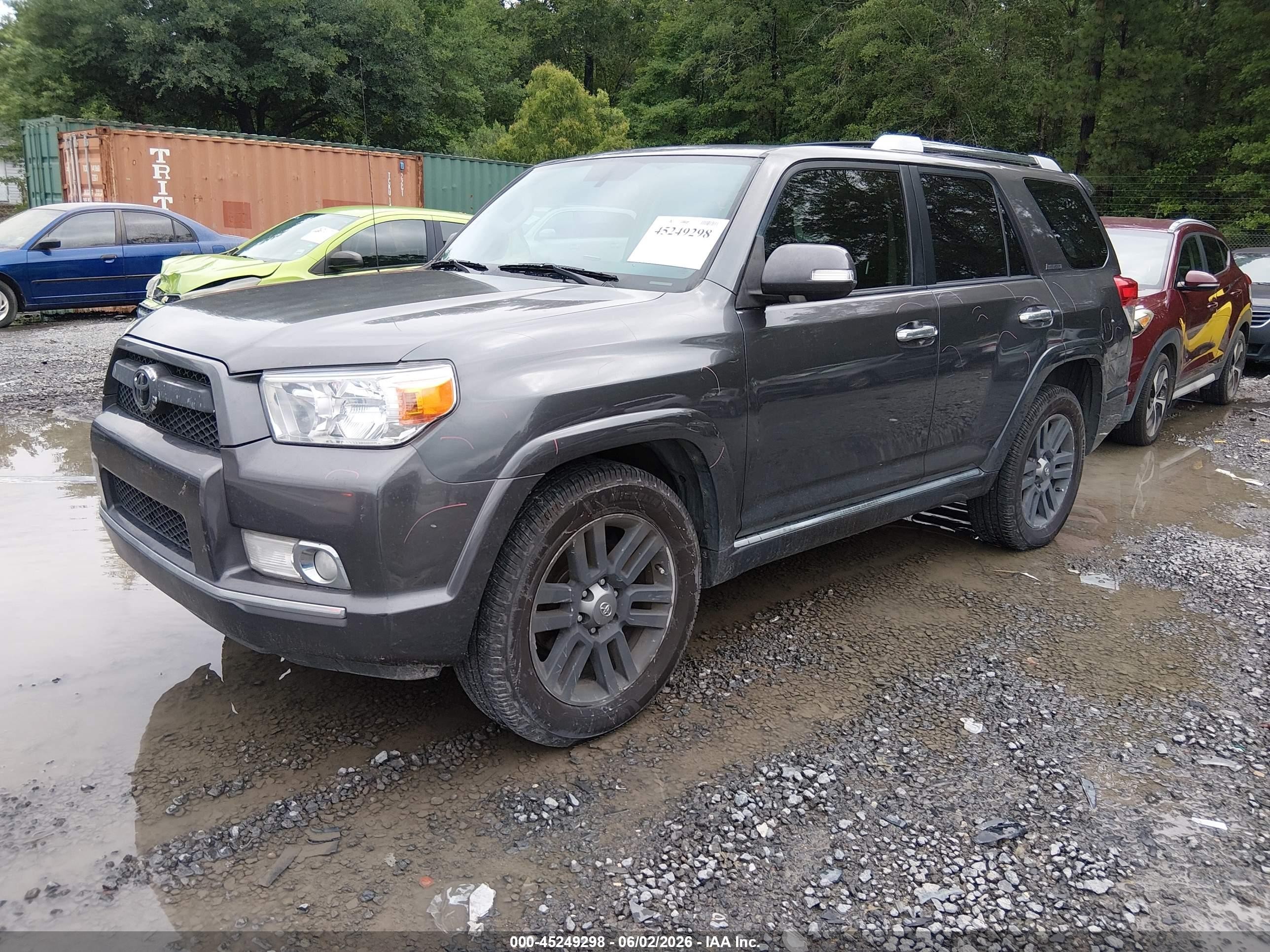 2012 Toyota 4runner Limited Gray vin: JTEZU5JR4C5041367