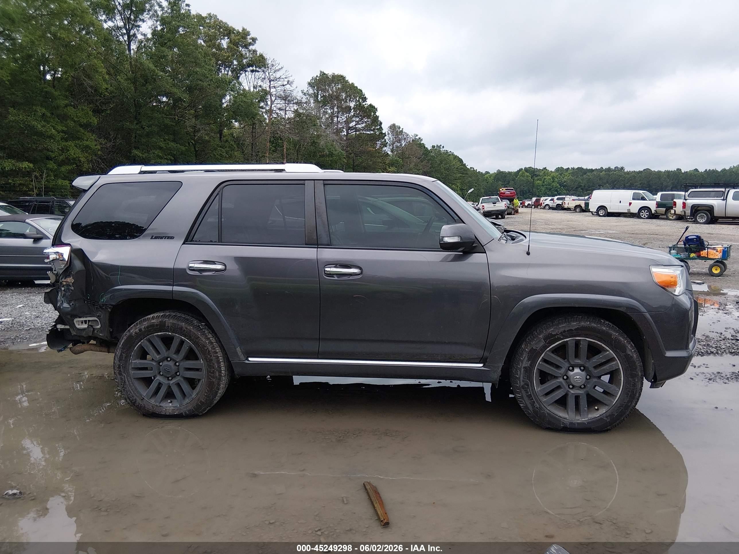 2012 Toyota 4runner Limited Gray vin: JTEZU5JR4C5041367
