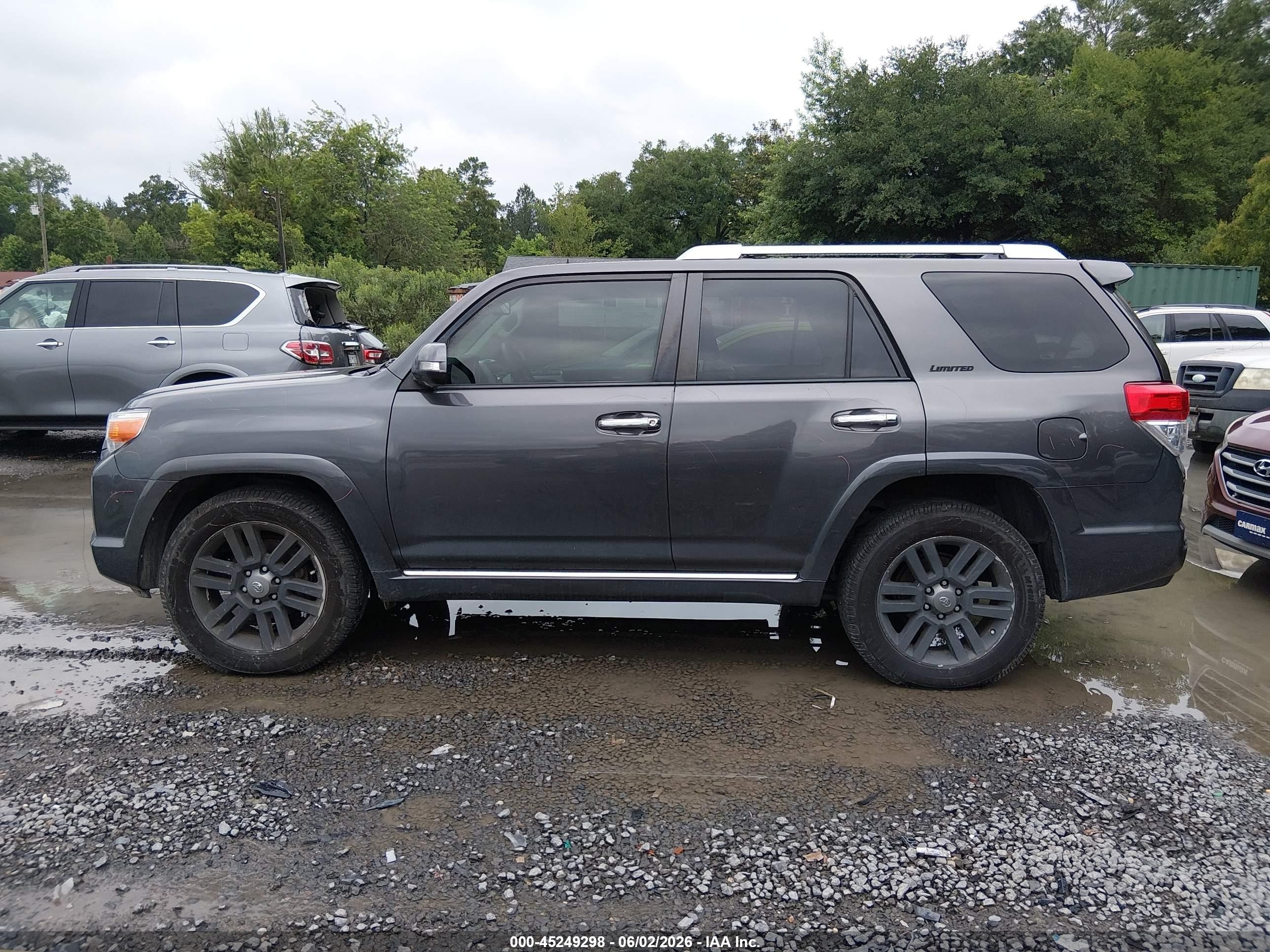 2012 Toyota 4runner Limited Gray vin: JTEZU5JR4C5041367