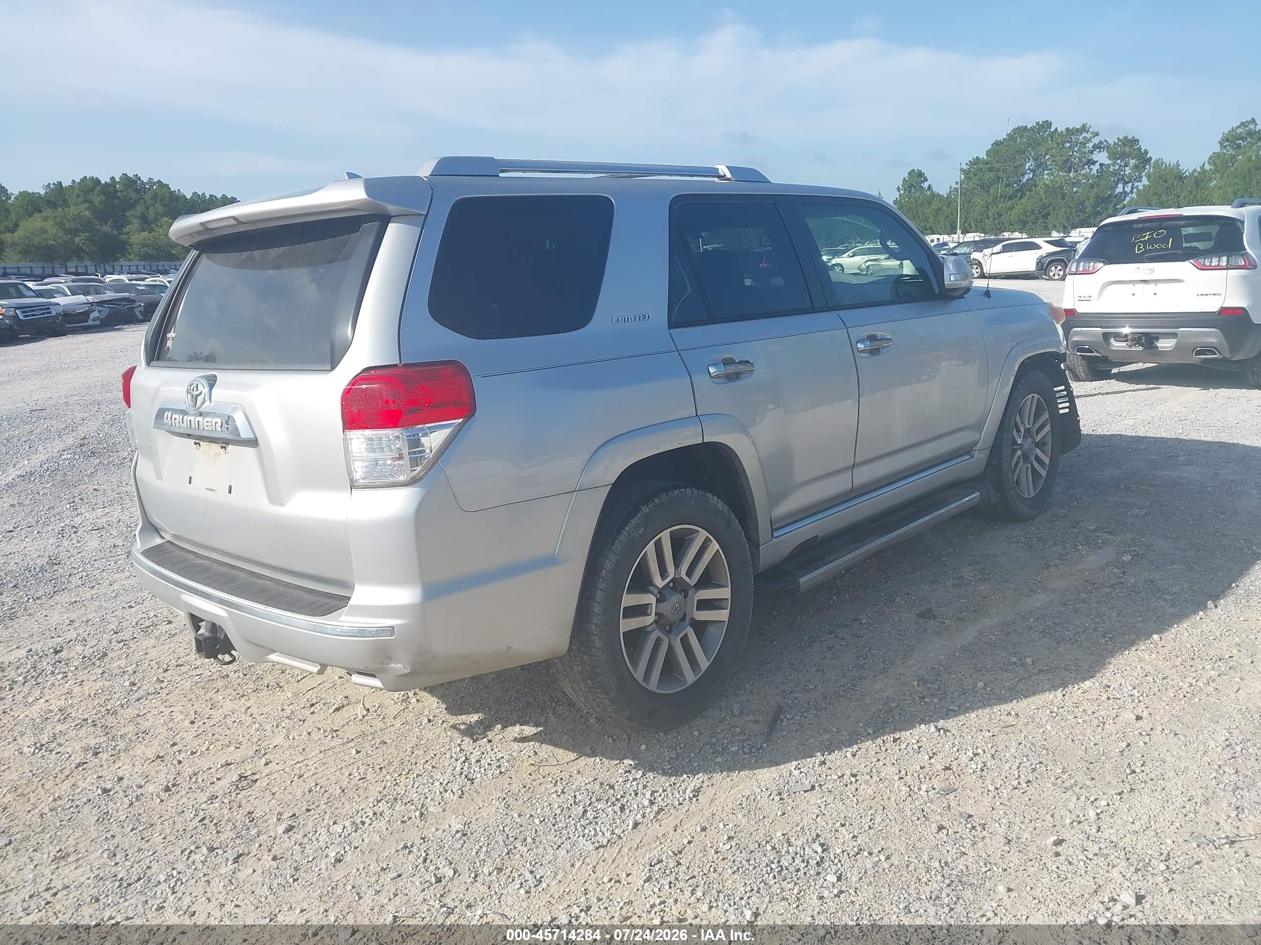 2012 Toyota 4runner Limited Серебряный vin: JTEZU5JR4C5042924