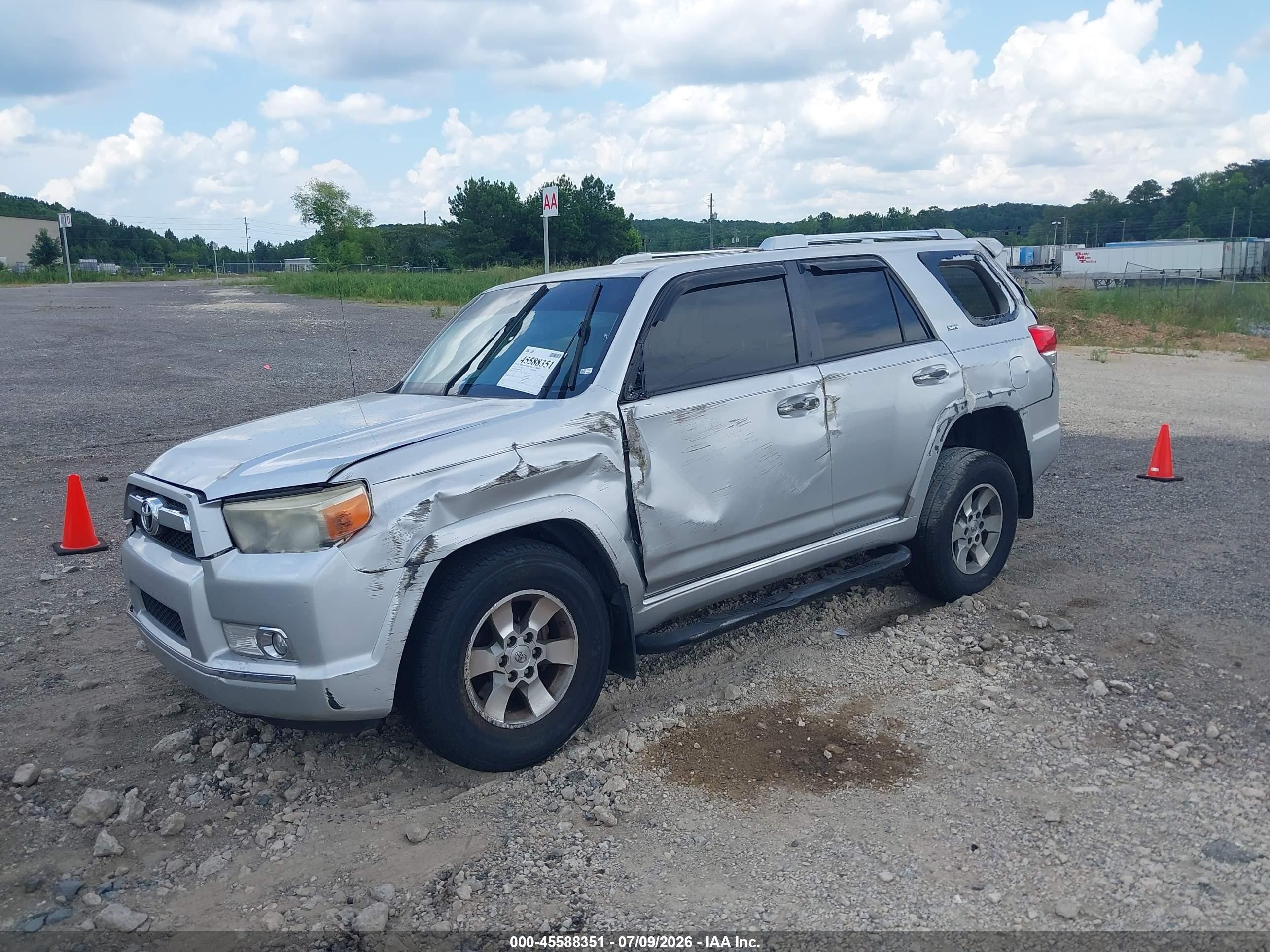 2013 Toyota 4runner Sr5 Silver vin: JTEZU5JR4D5049678