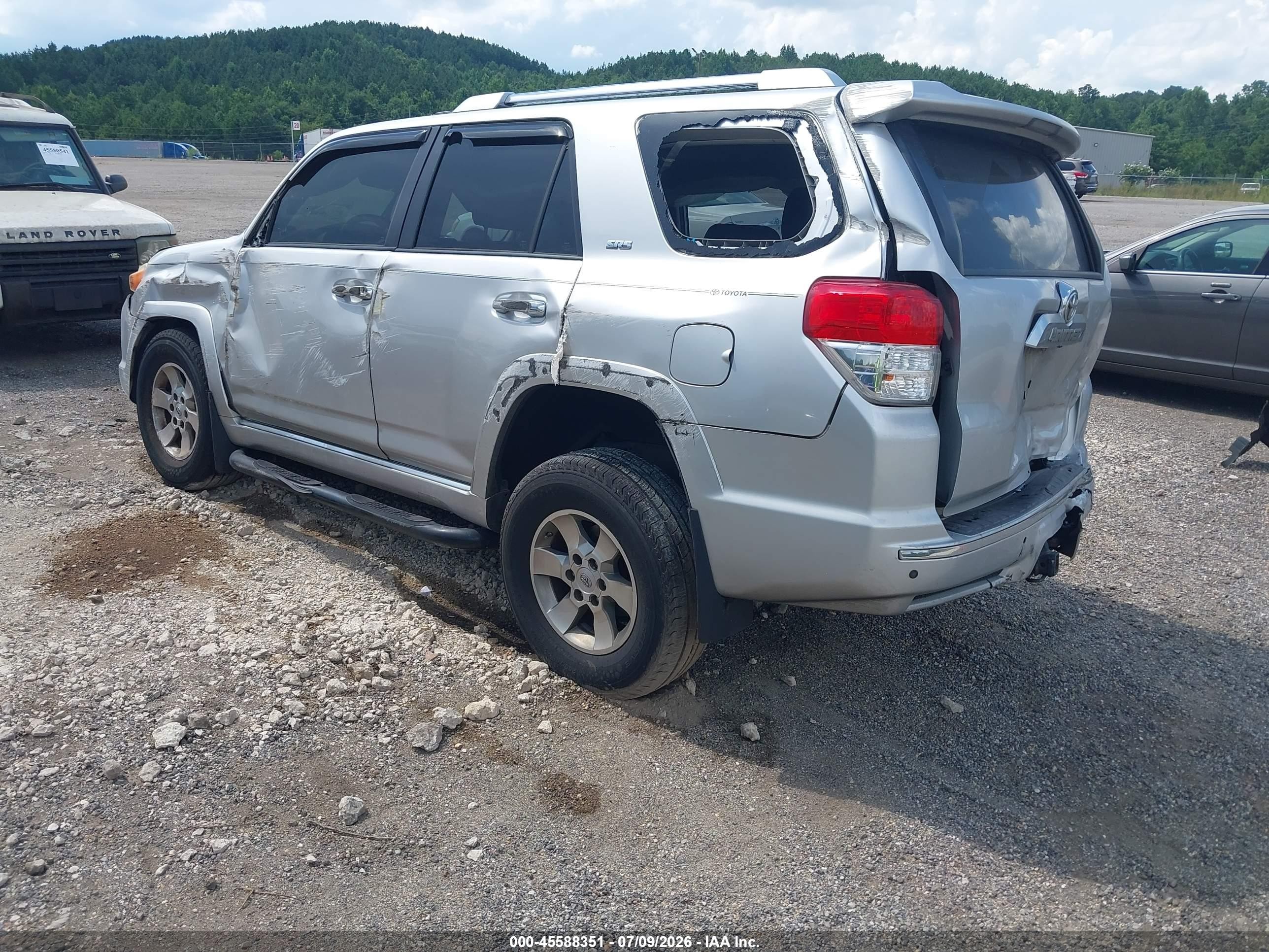 2013 Toyota 4runner Sr5 Silver vin: JTEZU5JR4D5049678