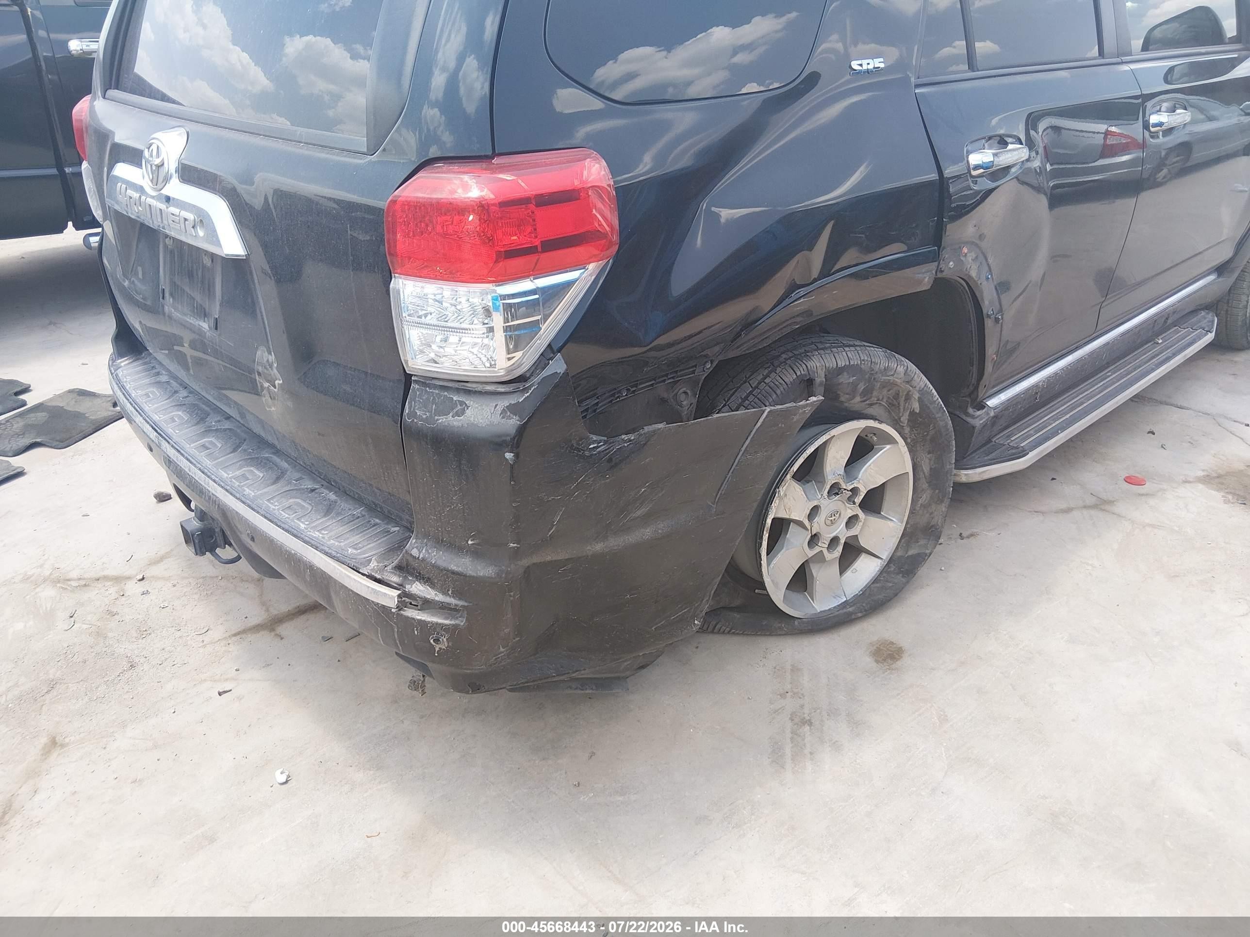 2013 Toyota 4runner Sr5 Черный vin: JTEZU5JR4D5059031