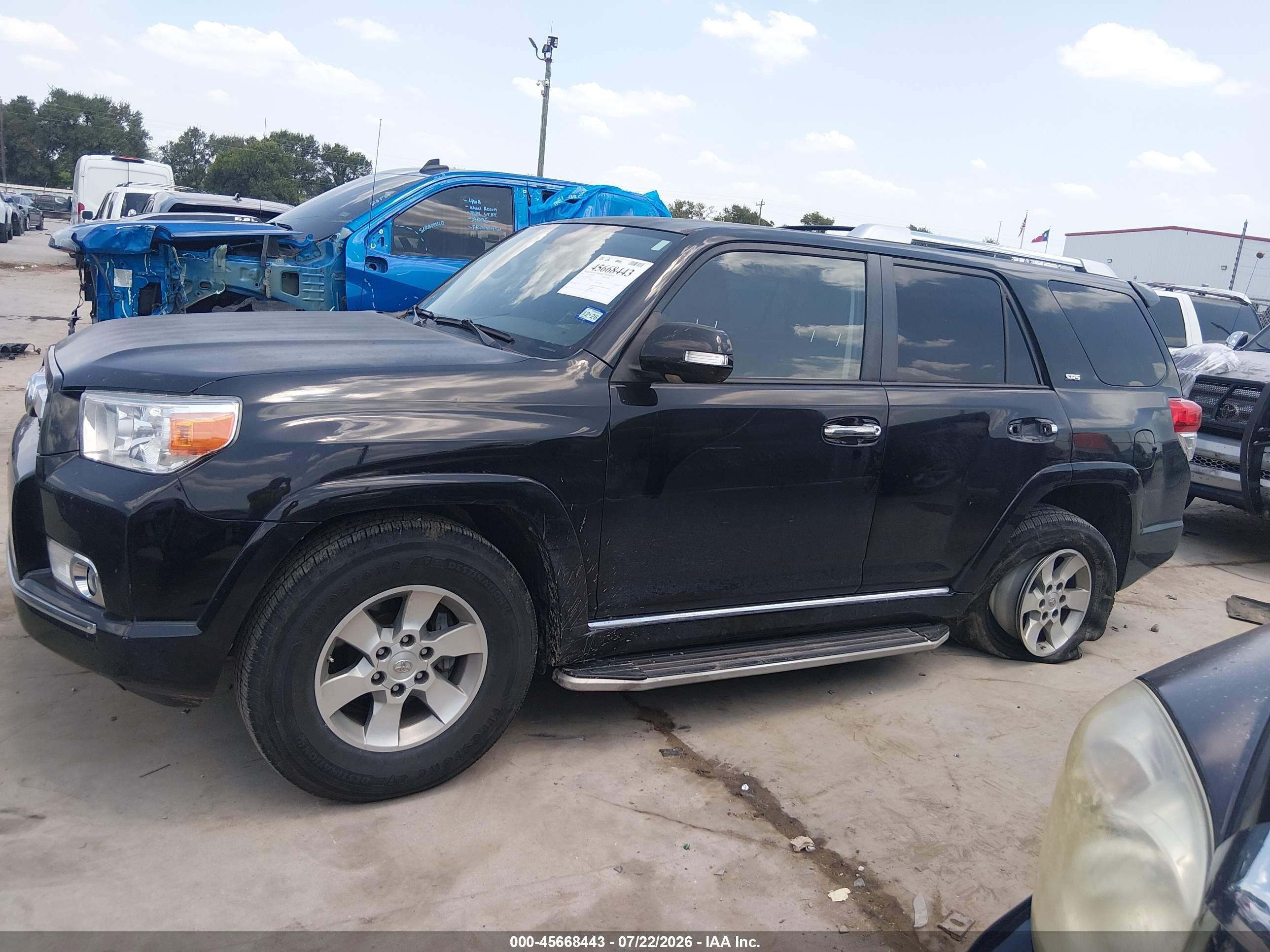 2013 Toyota 4runner Sr5 Черный vin: JTEZU5JR4D5059031