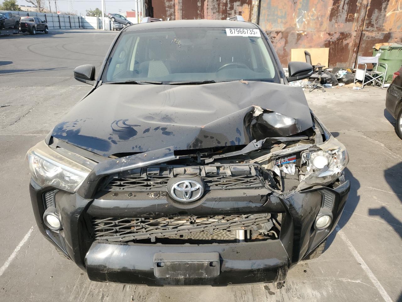 2014 Toyota 4runner Sr5 Black vin: JTEZU5JR4E5067616