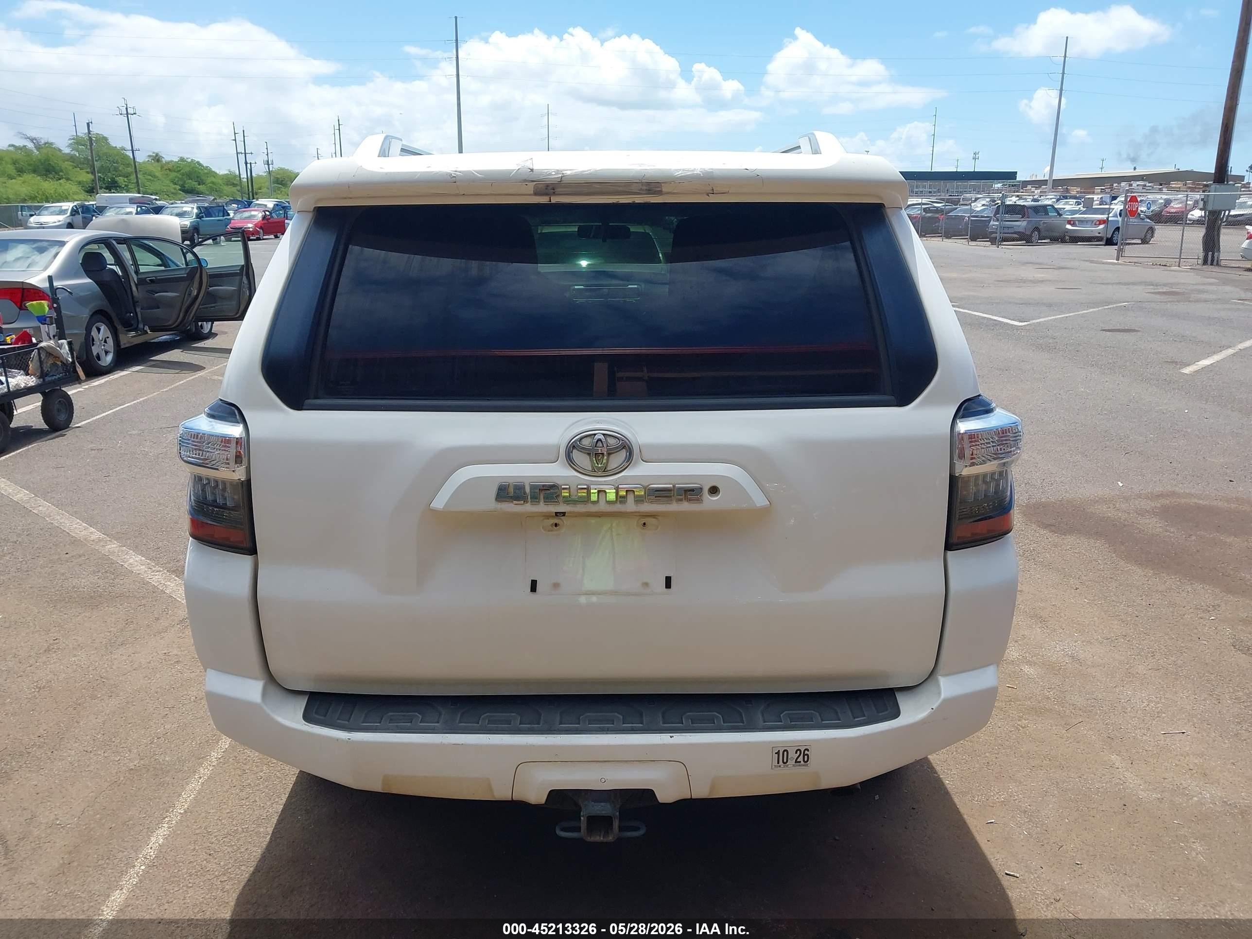 2014 Toyota 4runner Limited/sr5/sr5 Premium White vin: JTEZU5JR4E5080060