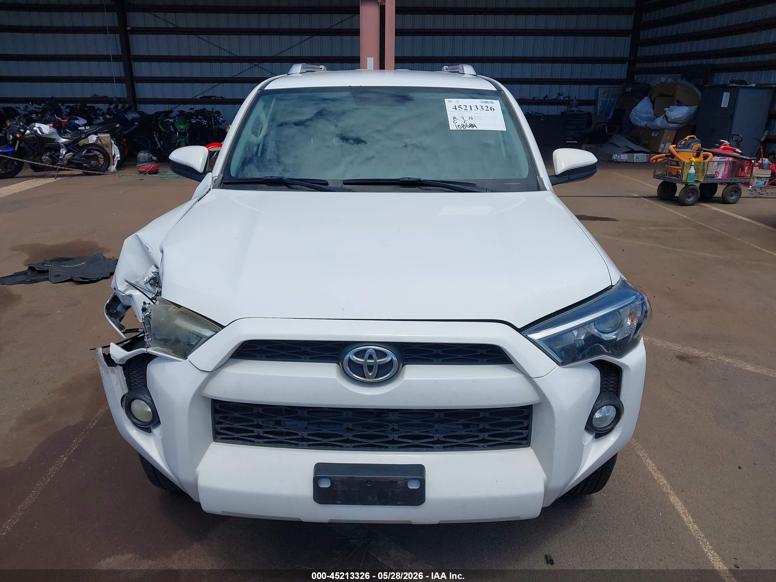 2014 Toyota 4runner Limited/sr5/sr5 Premium White vin: JTEZU5JR4E5080060