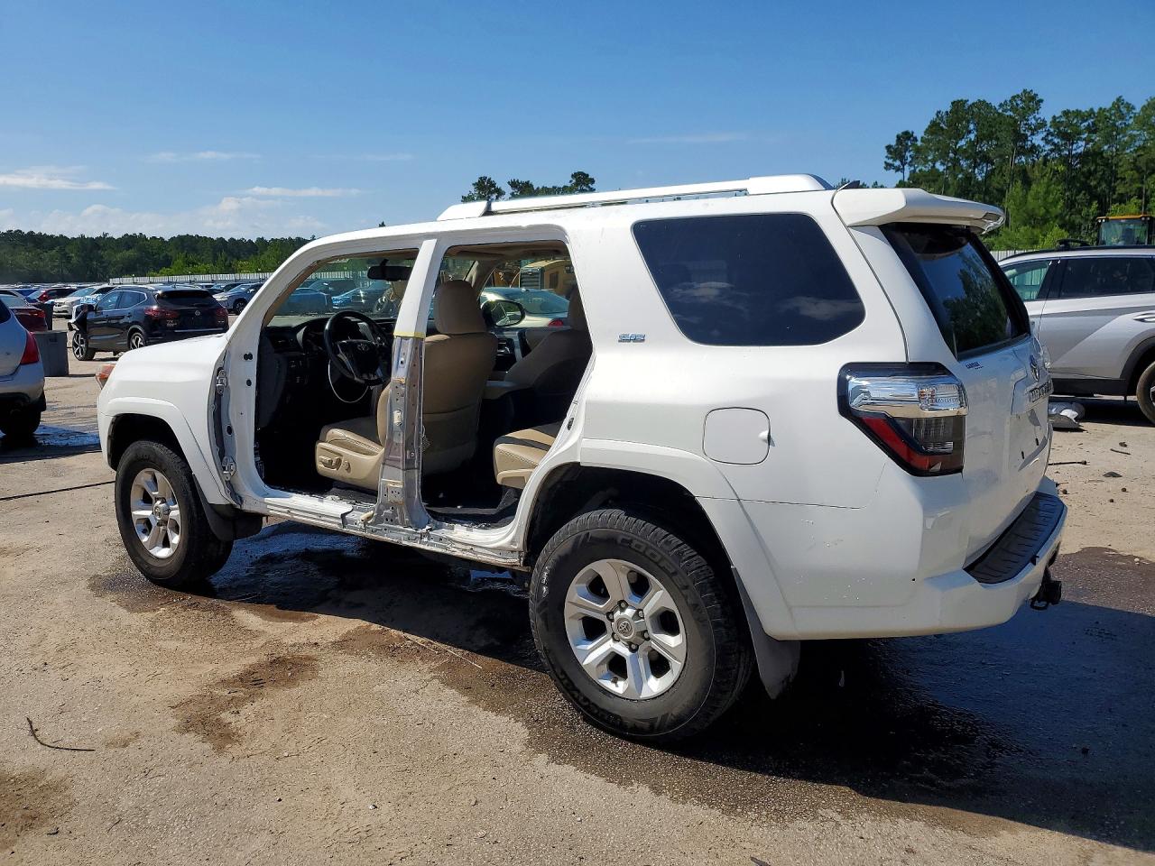 2015 Toyota 4runner Sr5 Premium White vin: JTEZU5JR4F5094669