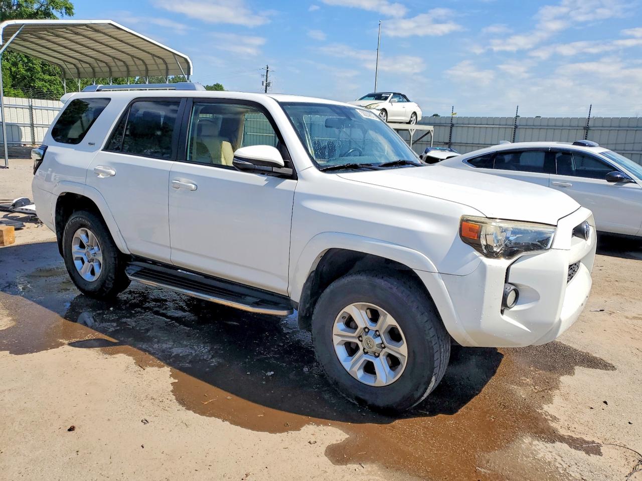 2015 Toyota 4runner Sr5 Premium White vin: JTEZU5JR4F5094669