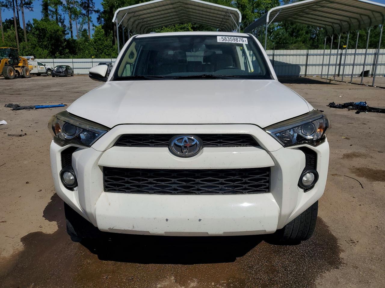 2015 Toyota 4runner Sr5 Premium White vin: JTEZU5JR4F5094669