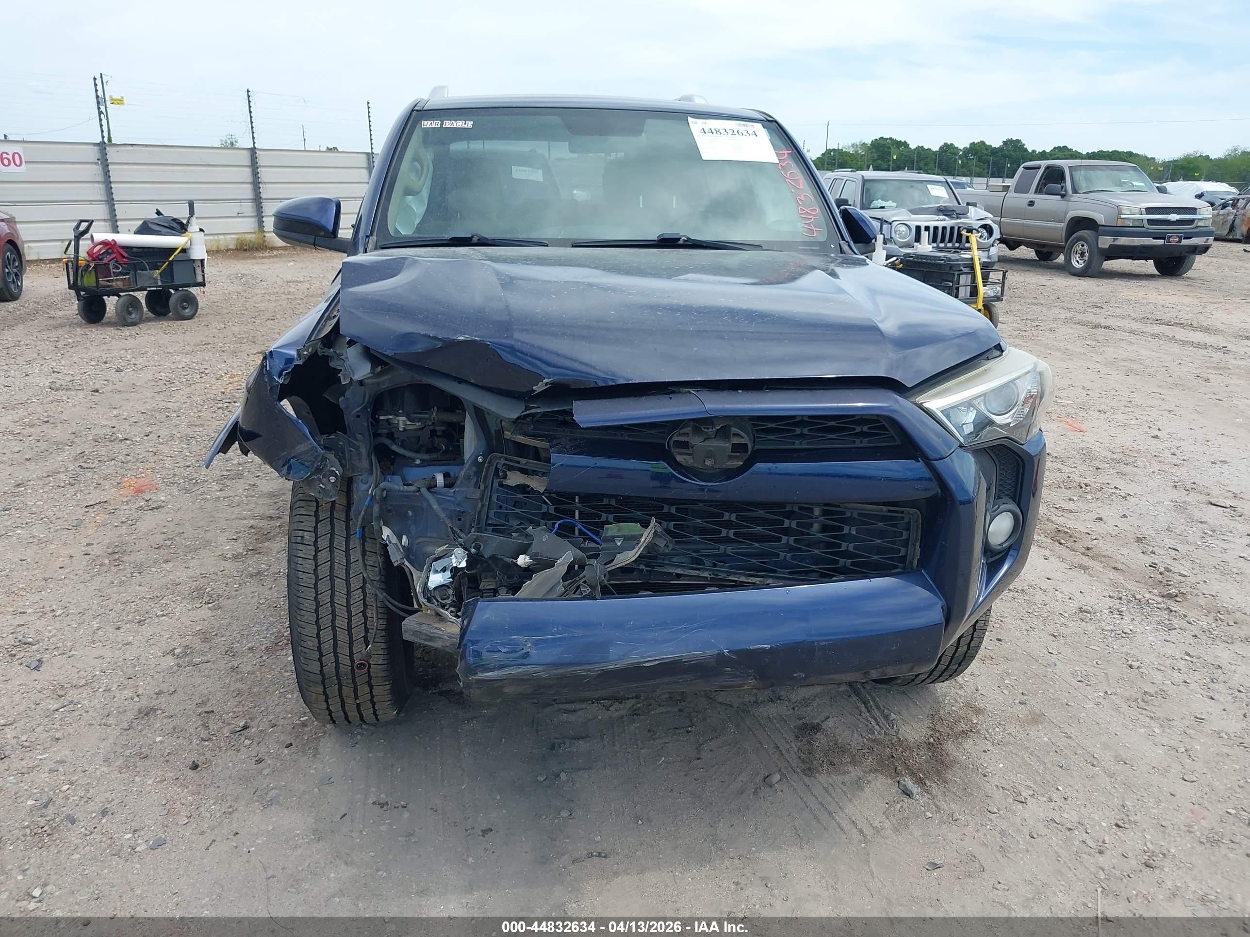2015 Toyota 4runner Sr5 Blue vin: JTEZU5JR4F5099824