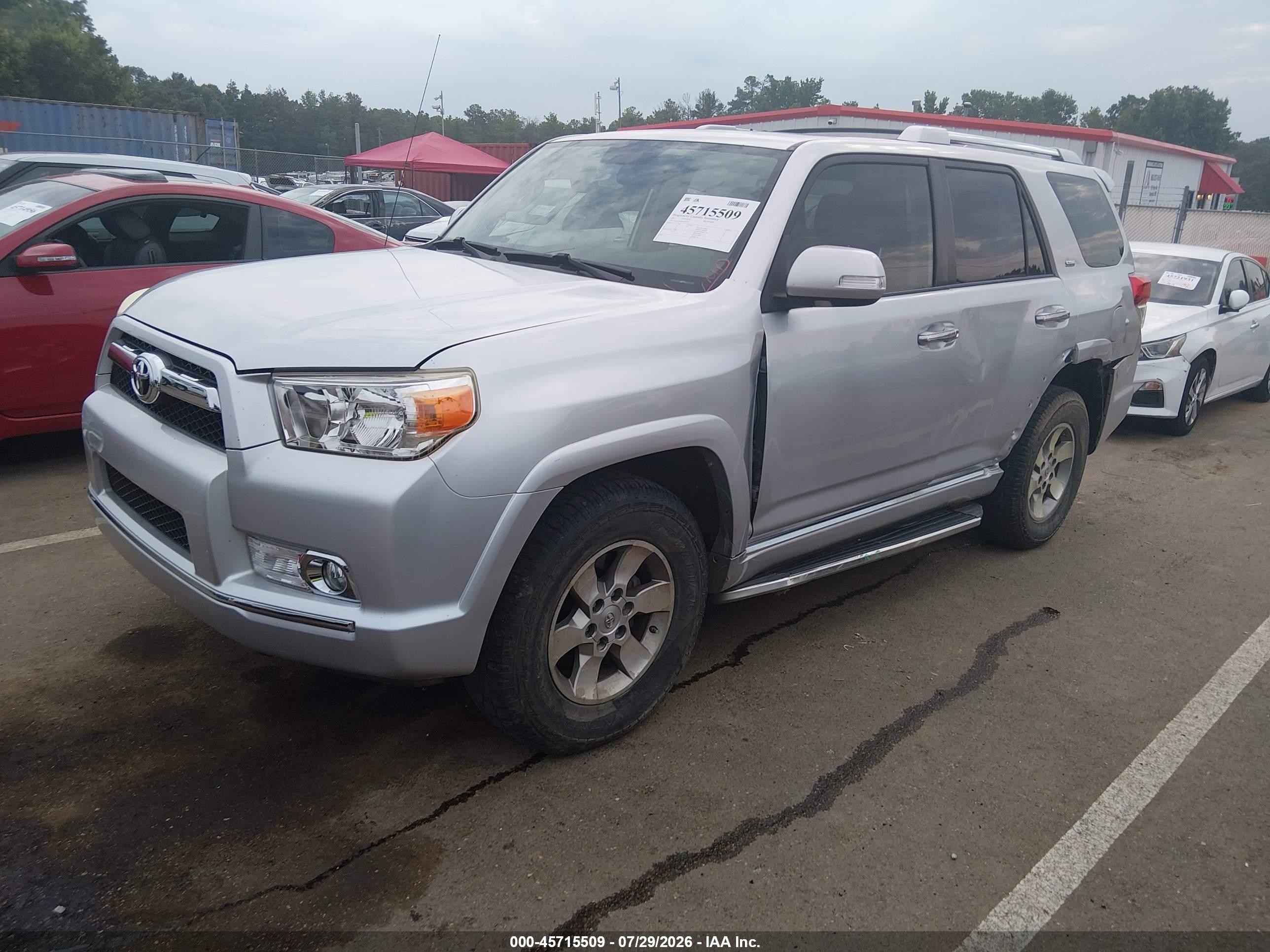 2011 Toyota 4runner Sr5 V6 Silver vin: JTEZU5JR5B5026729