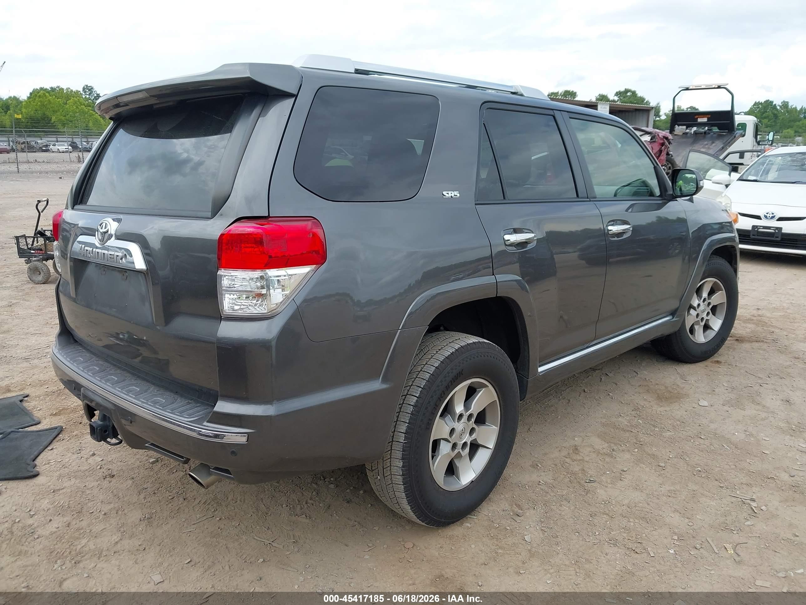 2012 Toyota 4runner Sr5 Black vin: JTEZU5JR5C5037294