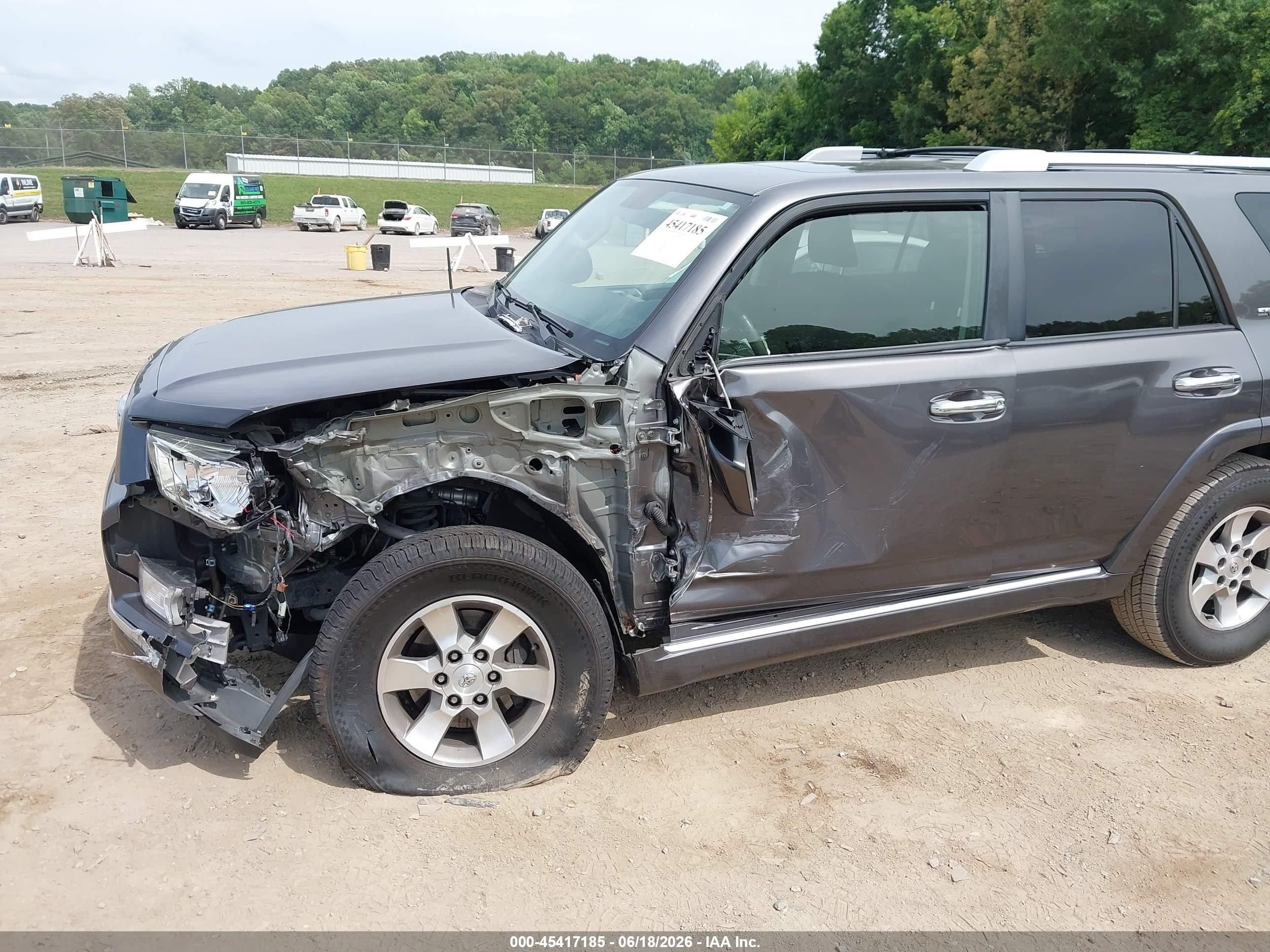 2012 Toyota 4runner Sr5 Black vin: JTEZU5JR5C5037294