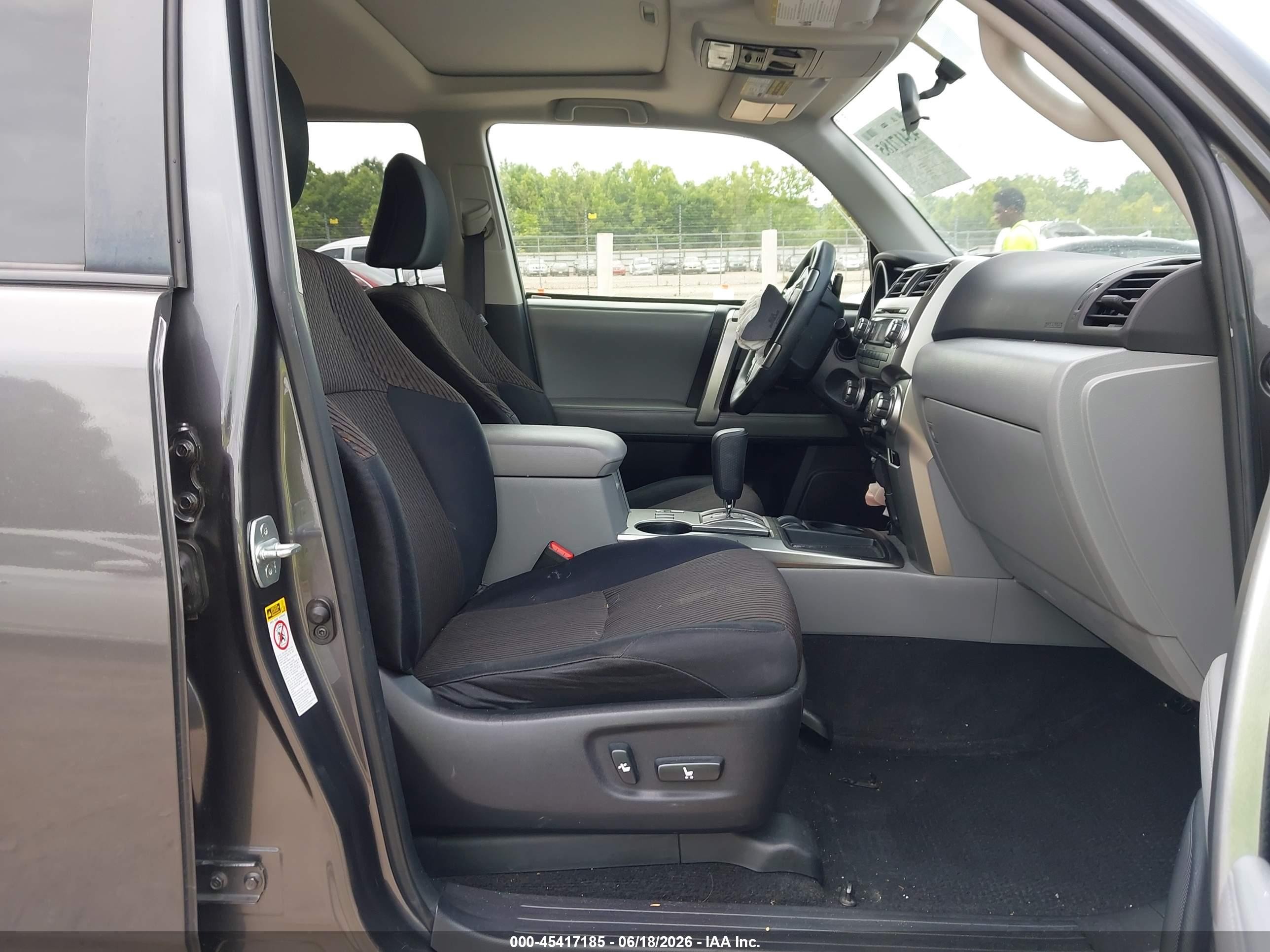 2012 Toyota 4runner Sr5 Black vin: JTEZU5JR5C5037294