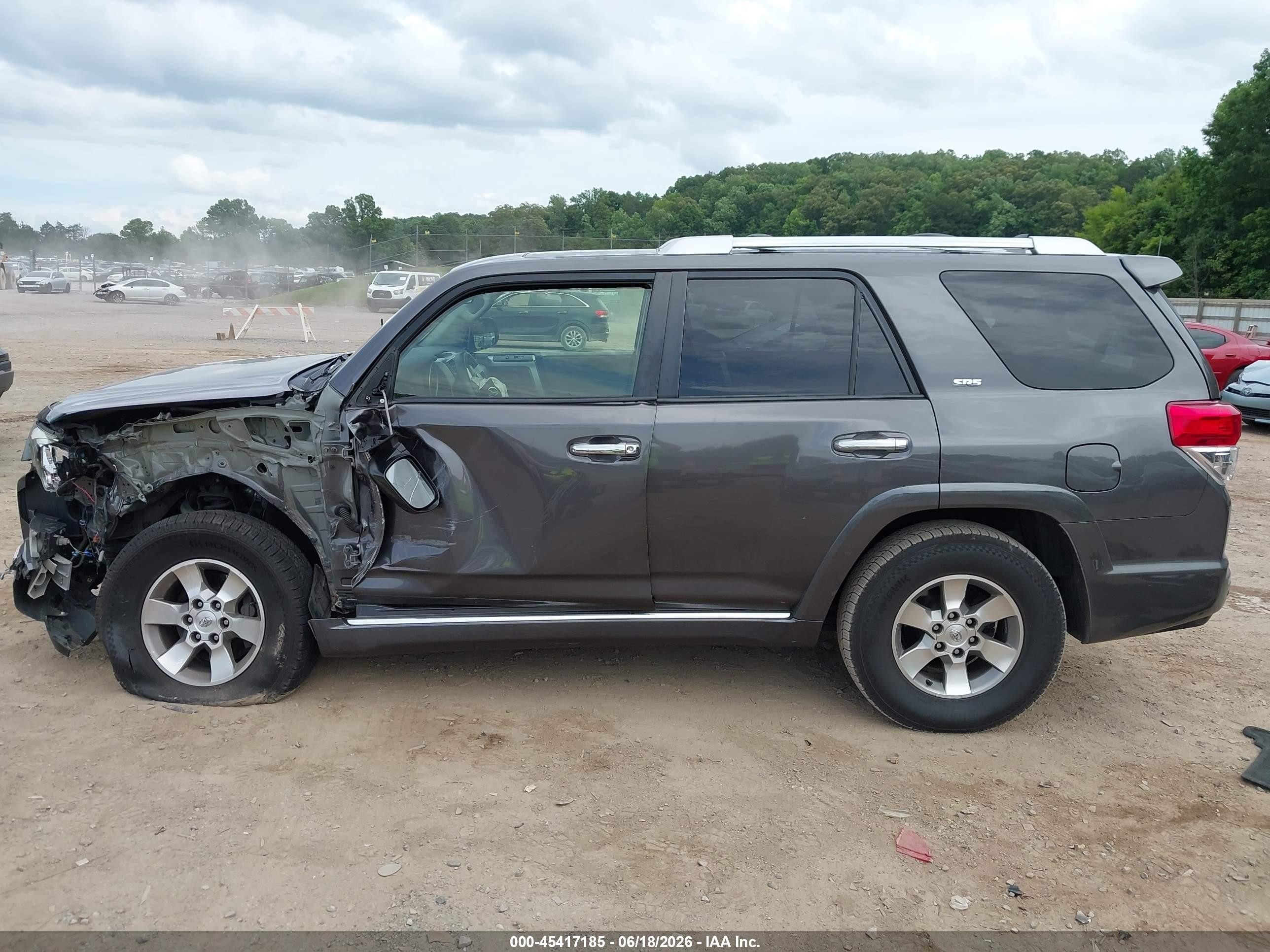 2012 Toyota 4runner Sr5 Black vin: JTEZU5JR5C5037294