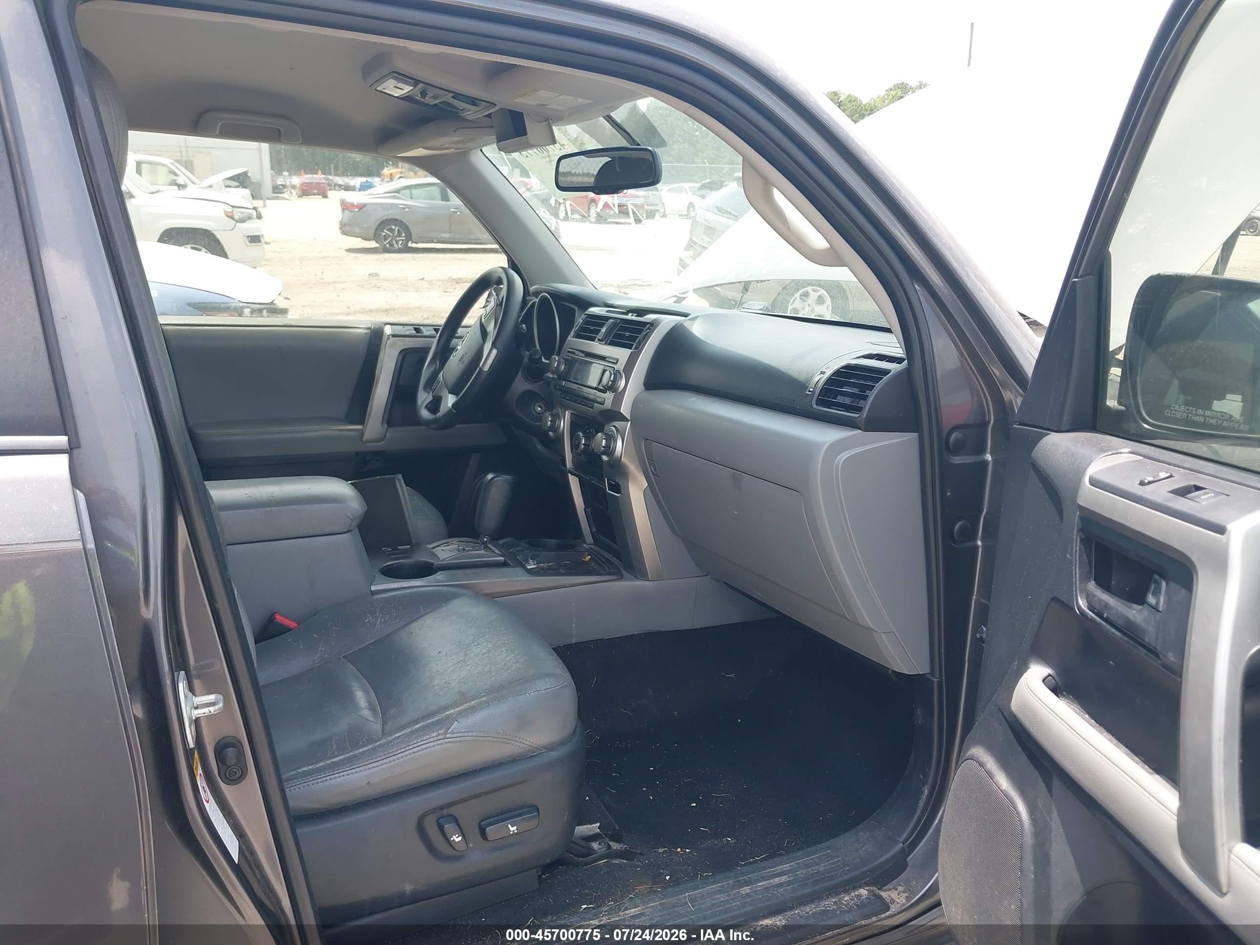 2012 Toyota 4runner Sr5 Gray vin: JTEZU5JR5C5037487