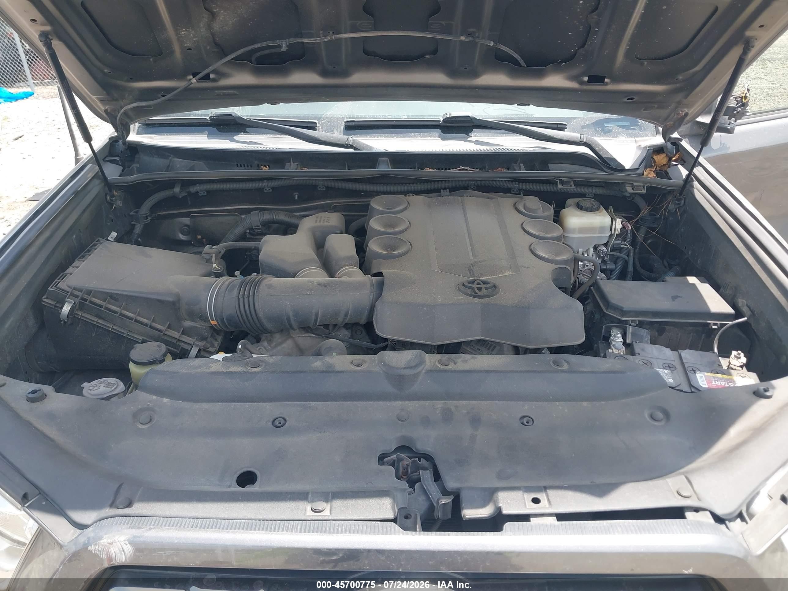 2012 Toyota 4runner Sr5 Gray vin: JTEZU5JR5C5037487