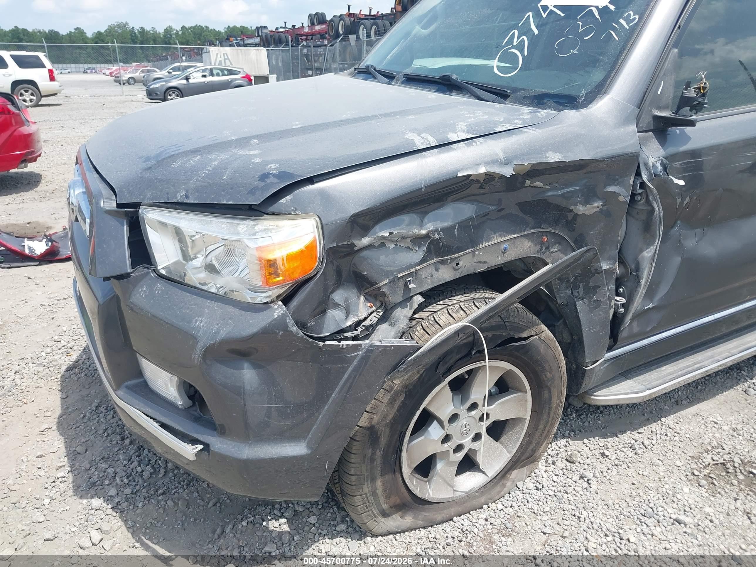 2012 Toyota 4runner Sr5 Gray vin: JTEZU5JR5C5037487