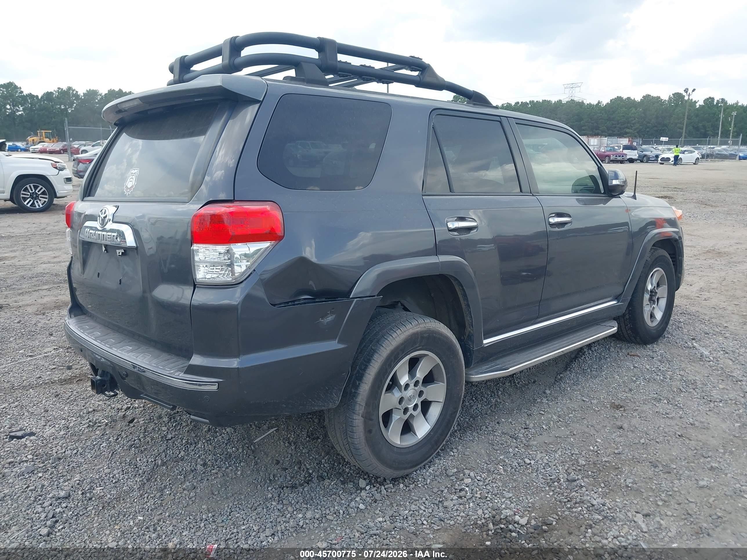 2012 Toyota 4runner Sr5 Gray vin: JTEZU5JR5C5037487