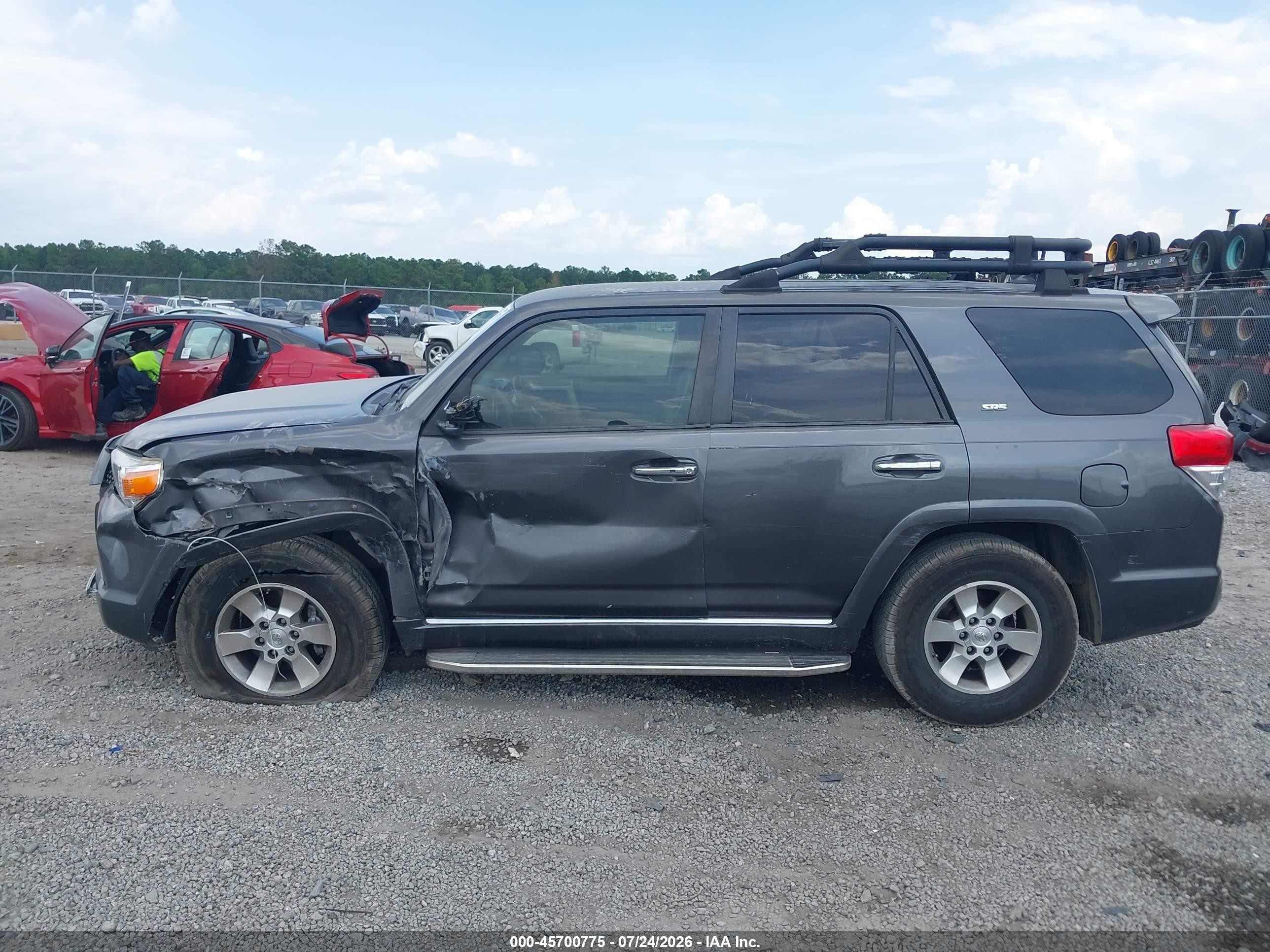 2012 Toyota 4runner Sr5 Gray vin: JTEZU5JR5C5037487