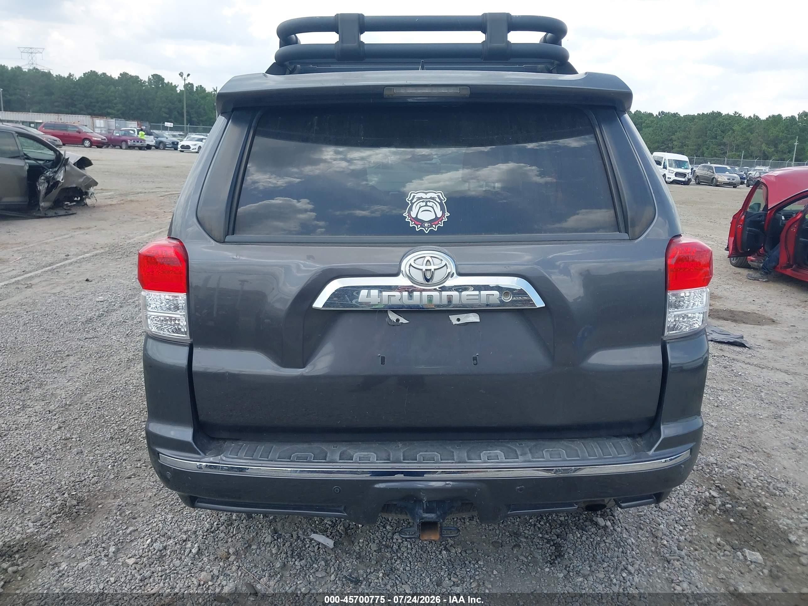 2012 Toyota 4runner Sr5 Gray vin: JTEZU5JR5C5037487
