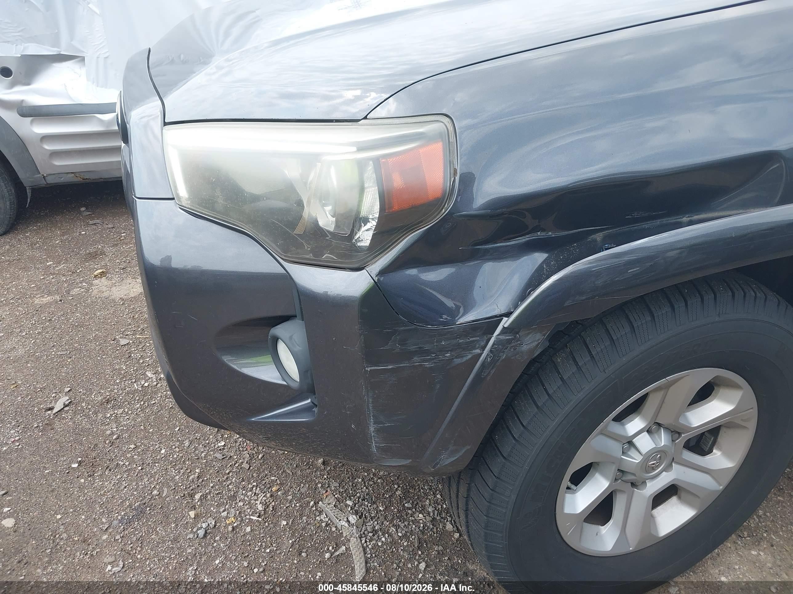 2014 Toyota 4runner Sr5 Gray vin: JTEZU5JR5E5070413