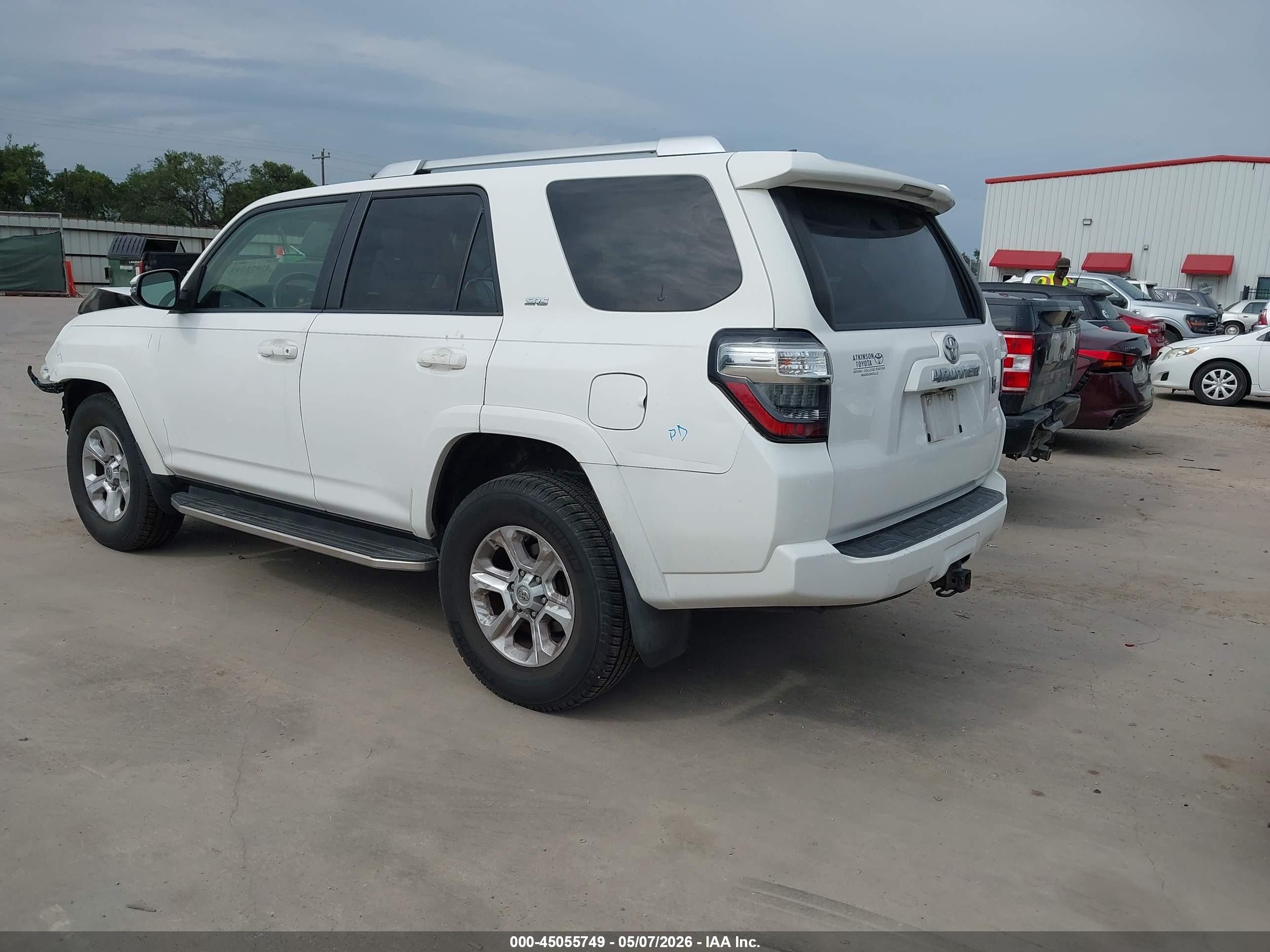 2014 Toyota 4runner Sr5 Premium White vin: JTEZU5JR5E5077863