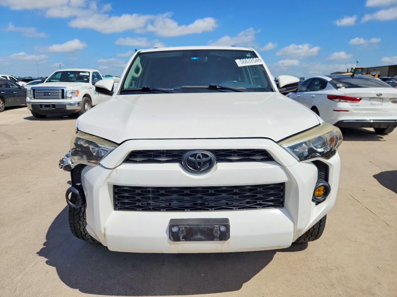 2014 Toyota 4runner Sr5 White vin: JTEZU5JR5E5079774