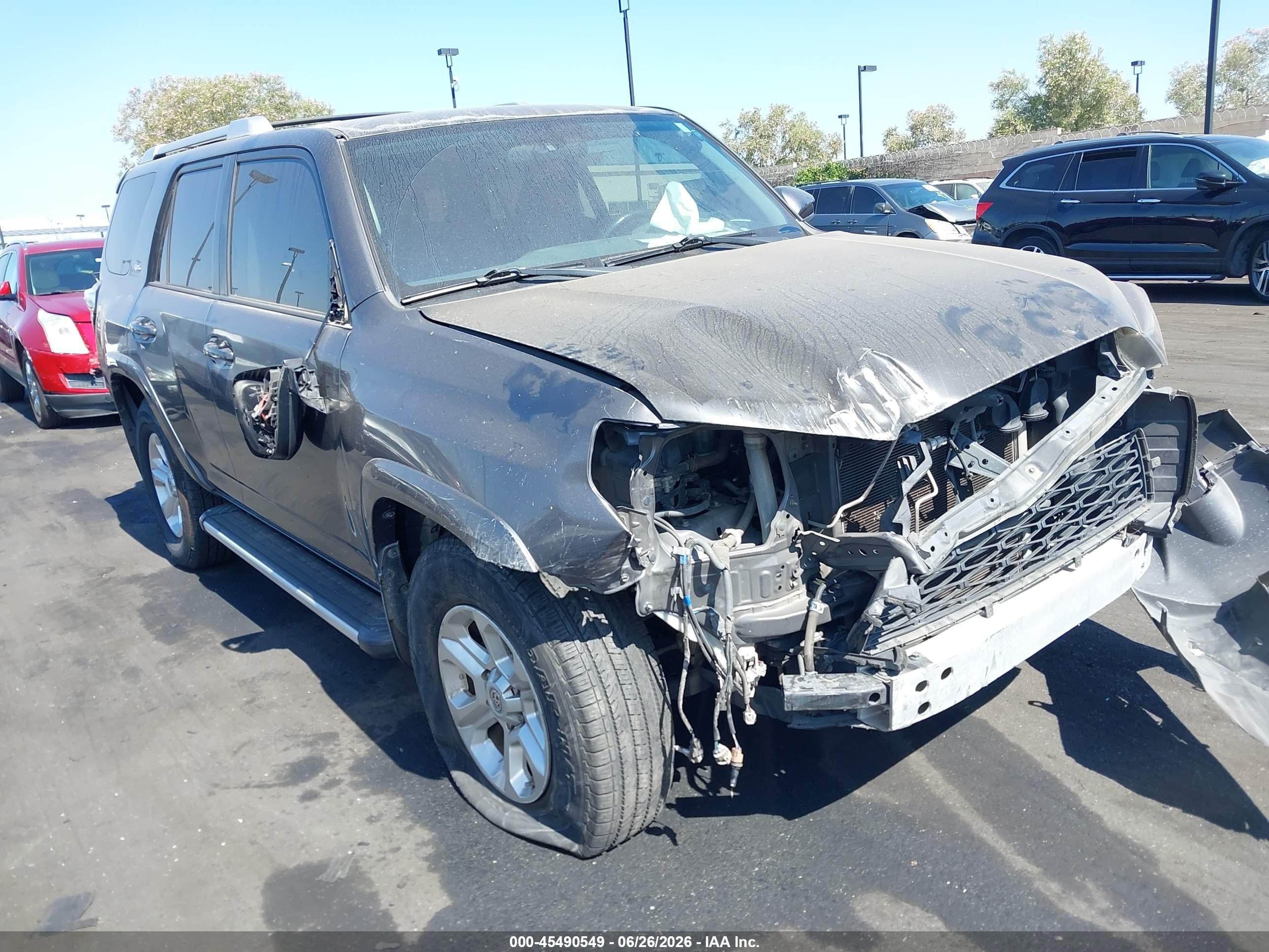 2015 Toyota 4runner Sr5 Gray vin: JTEZU5JR5F5102326
