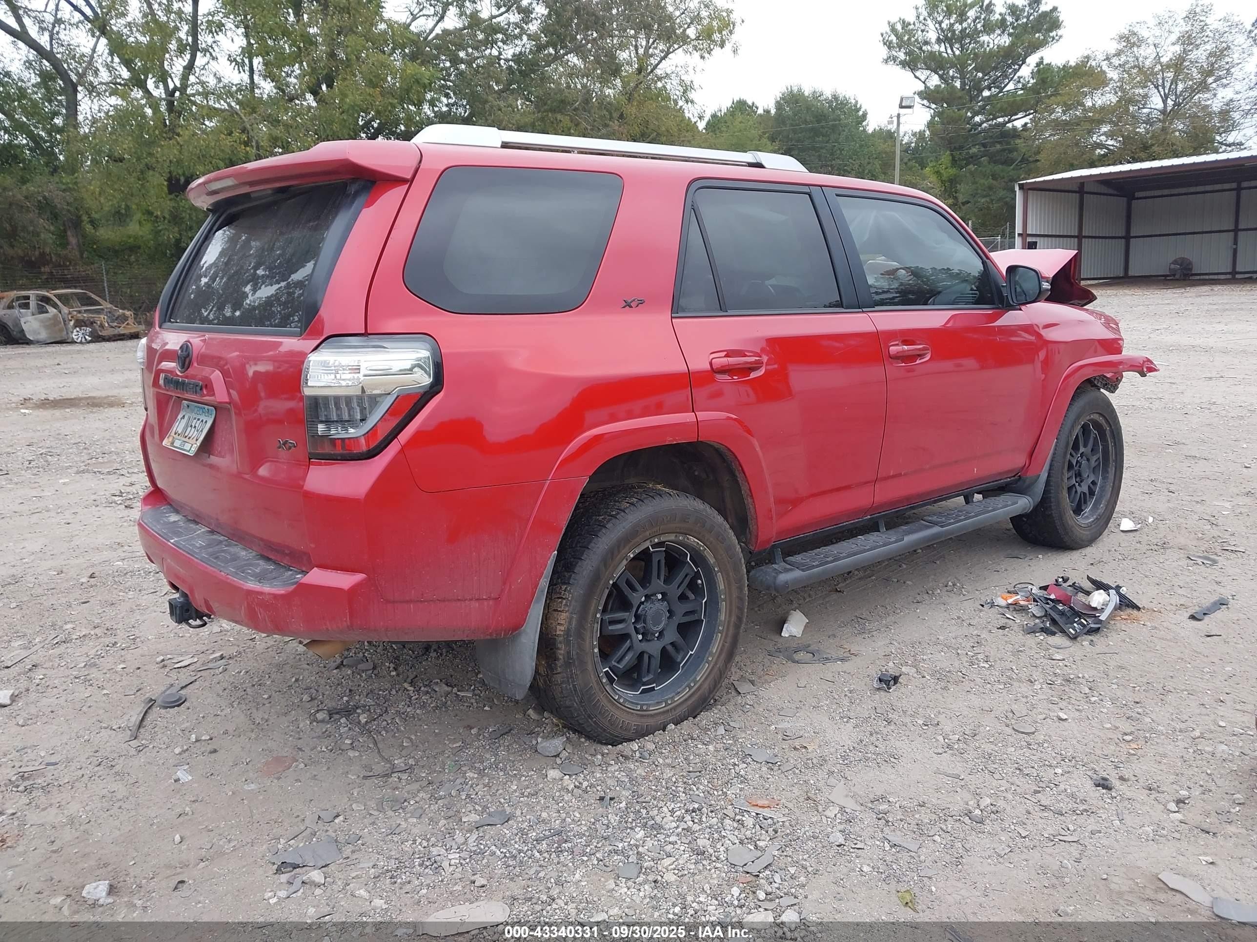 2018 Toyota 4runner Sr5 Premium Красный vin: JTEZU5JR5J5169078
