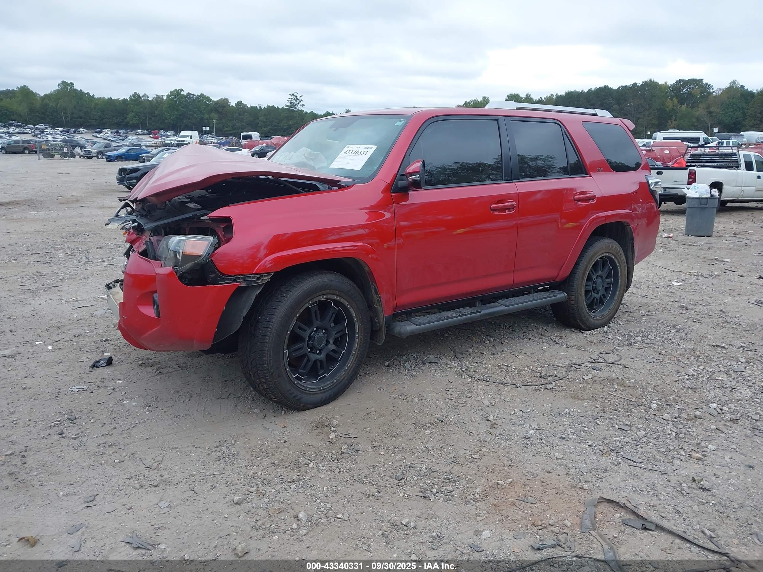 2018 Toyota 4runner Sr5 Premium Красный vin: JTEZU5JR5J5169078