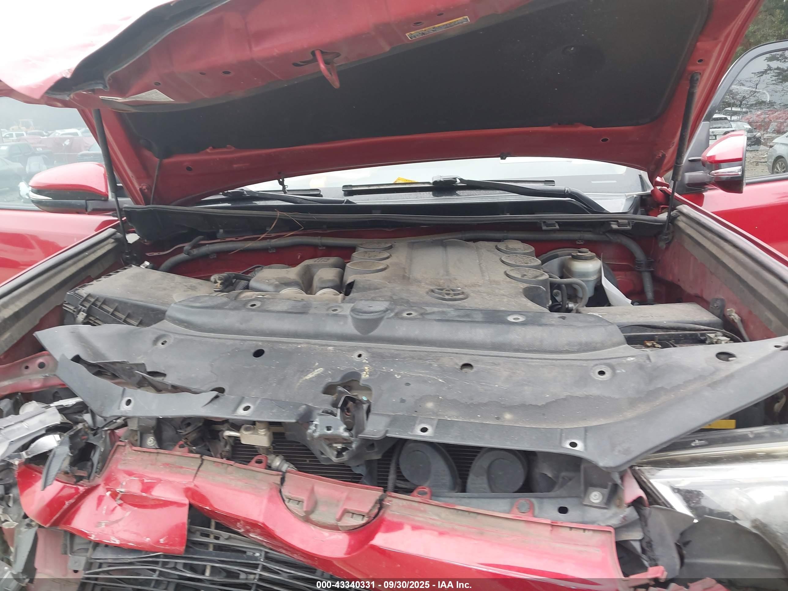 2018 Toyota 4runner Sr5 Premium Красный vin: JTEZU5JR5J5169078