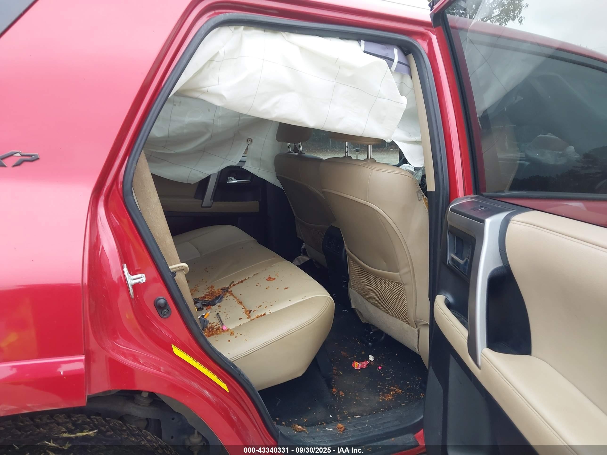 2018 Toyota 4runner Sr5 Premium Красный vin: JTEZU5JR5J5169078