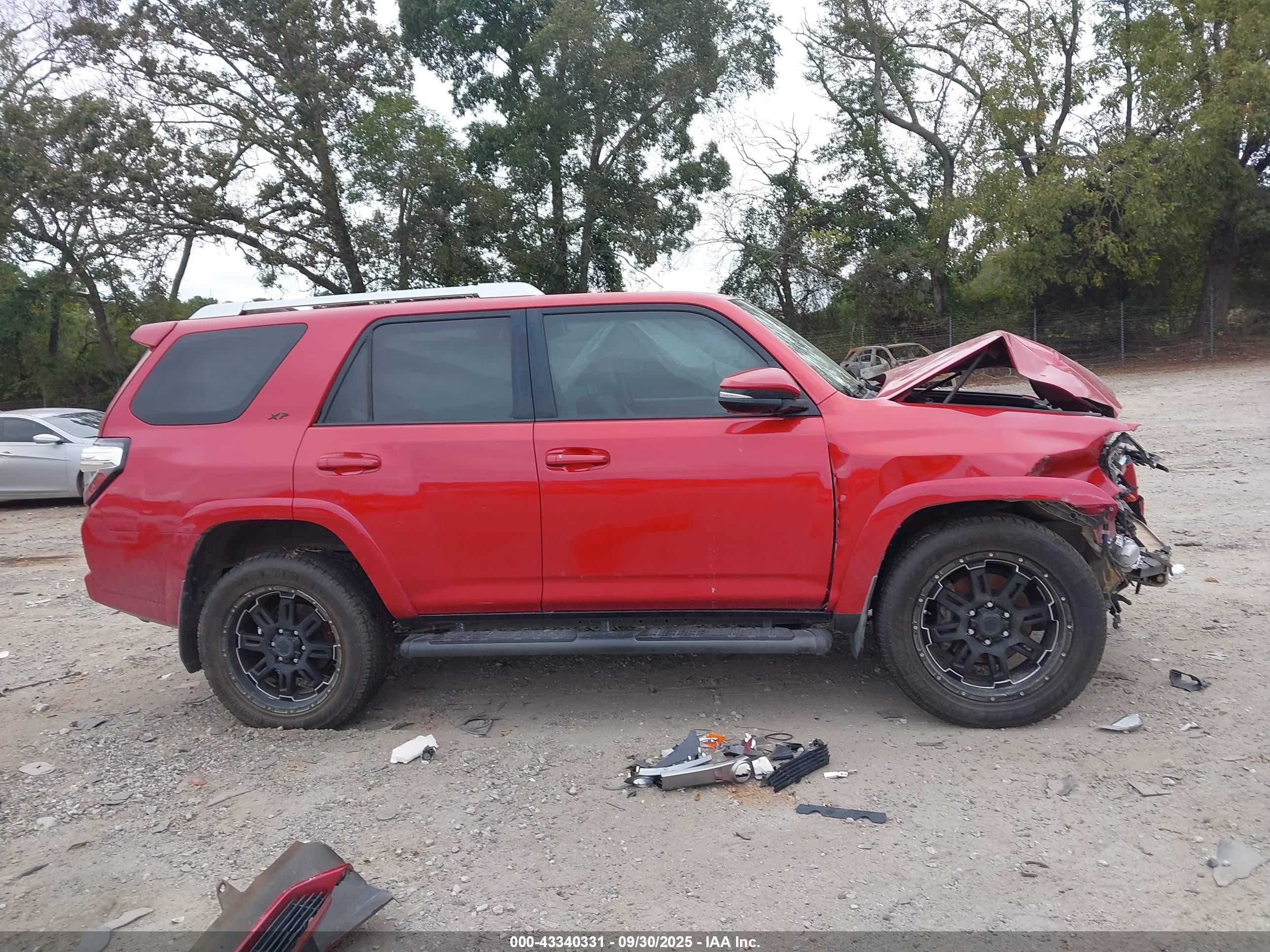 2018 Toyota 4runner Sr5 Premium Красный vin: JTEZU5JR5J5169078