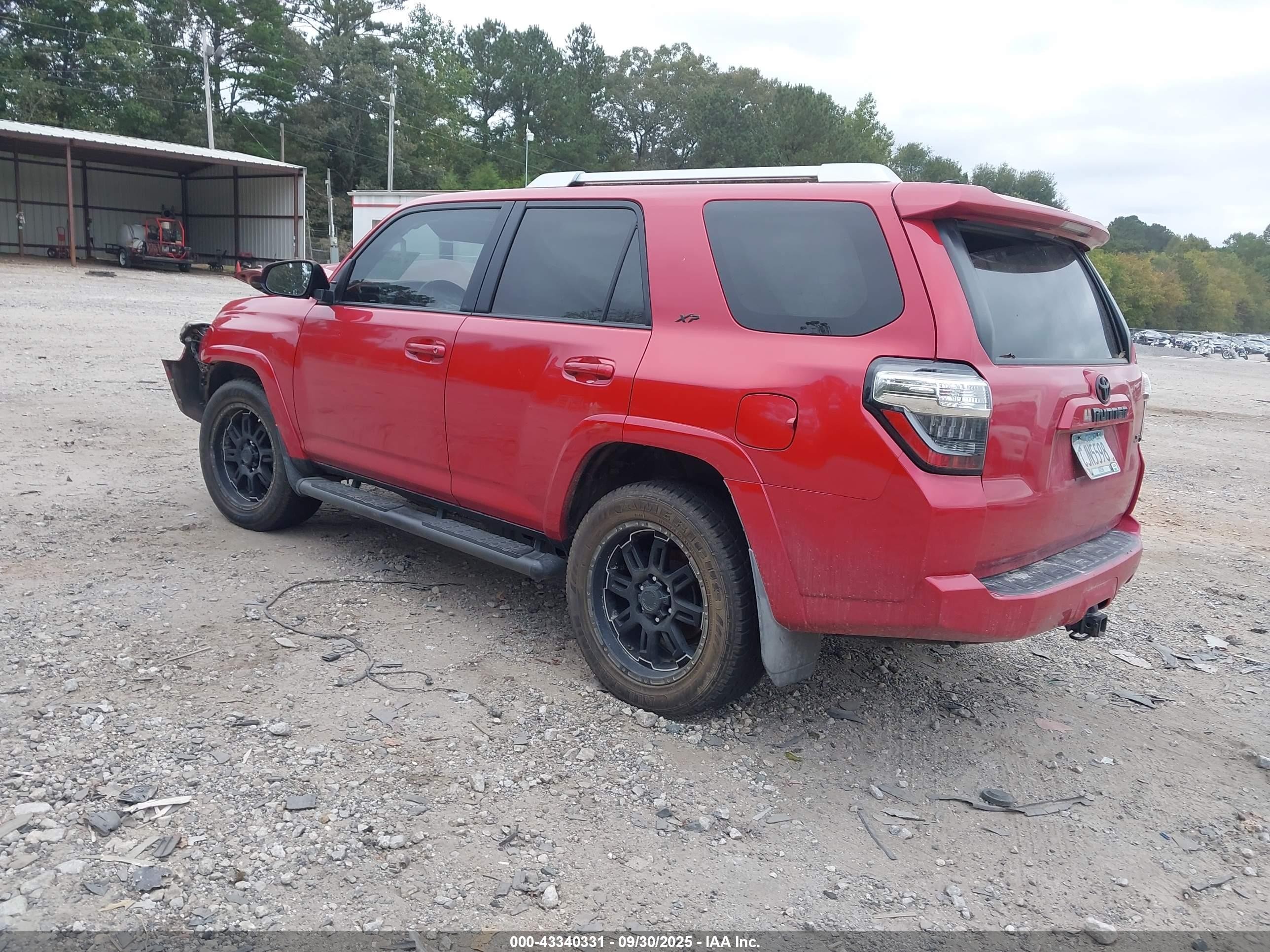 2018 Toyota 4runner Sr5 Premium Красный vin: JTEZU5JR5J5169078